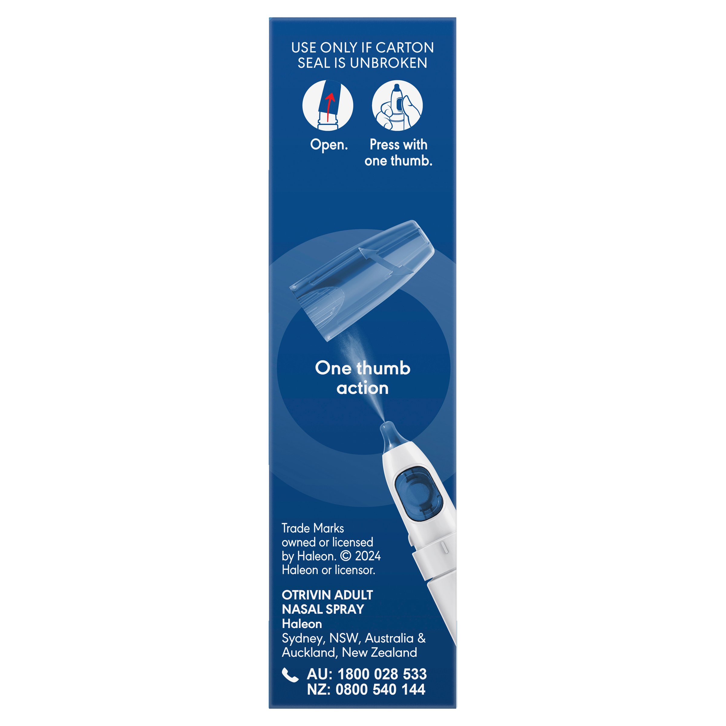 Otrivin Measured Dose Adult Nasal Spray 10ml - Image 4