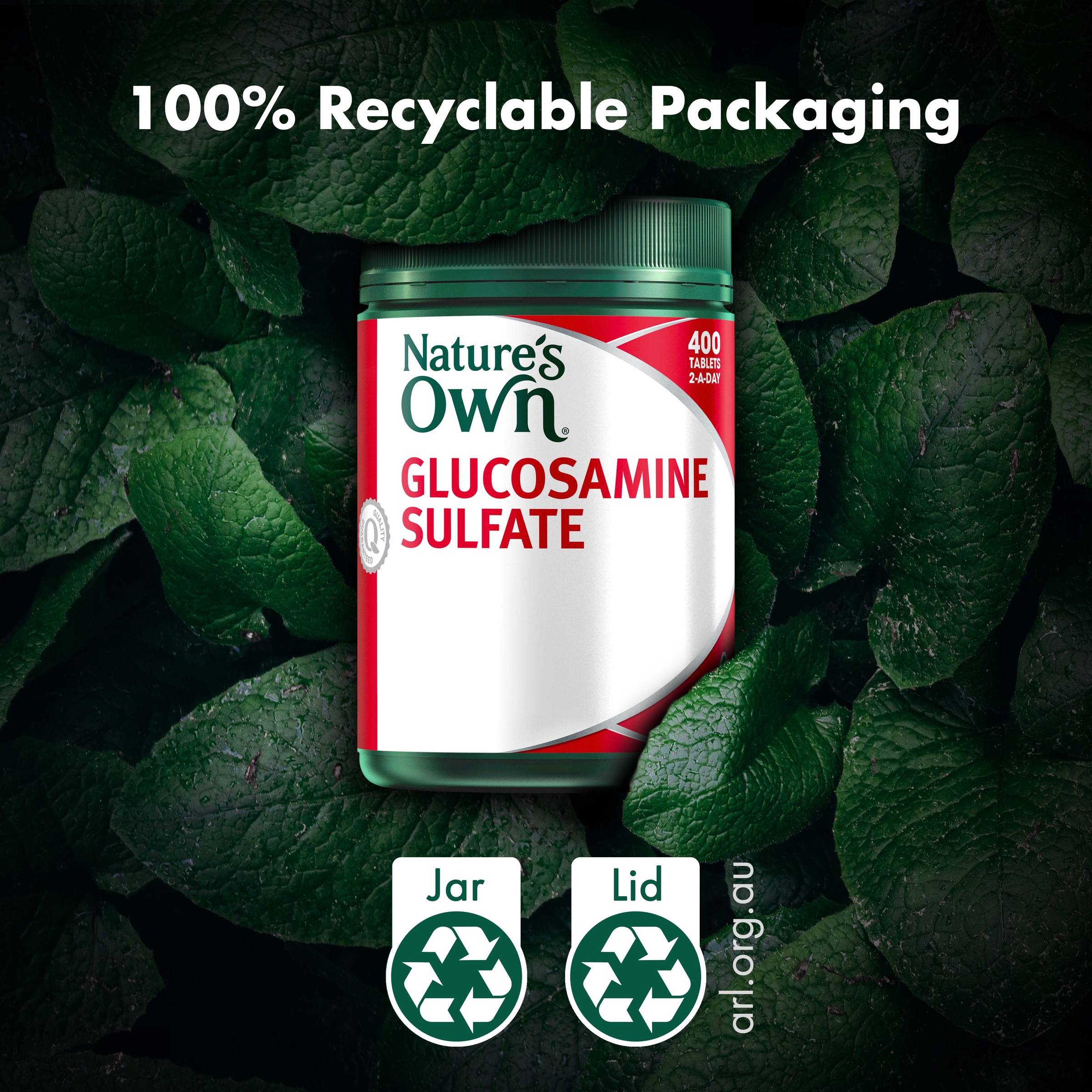 Nature's Own Glucosamine Sulfate 400 tablets - Image 9