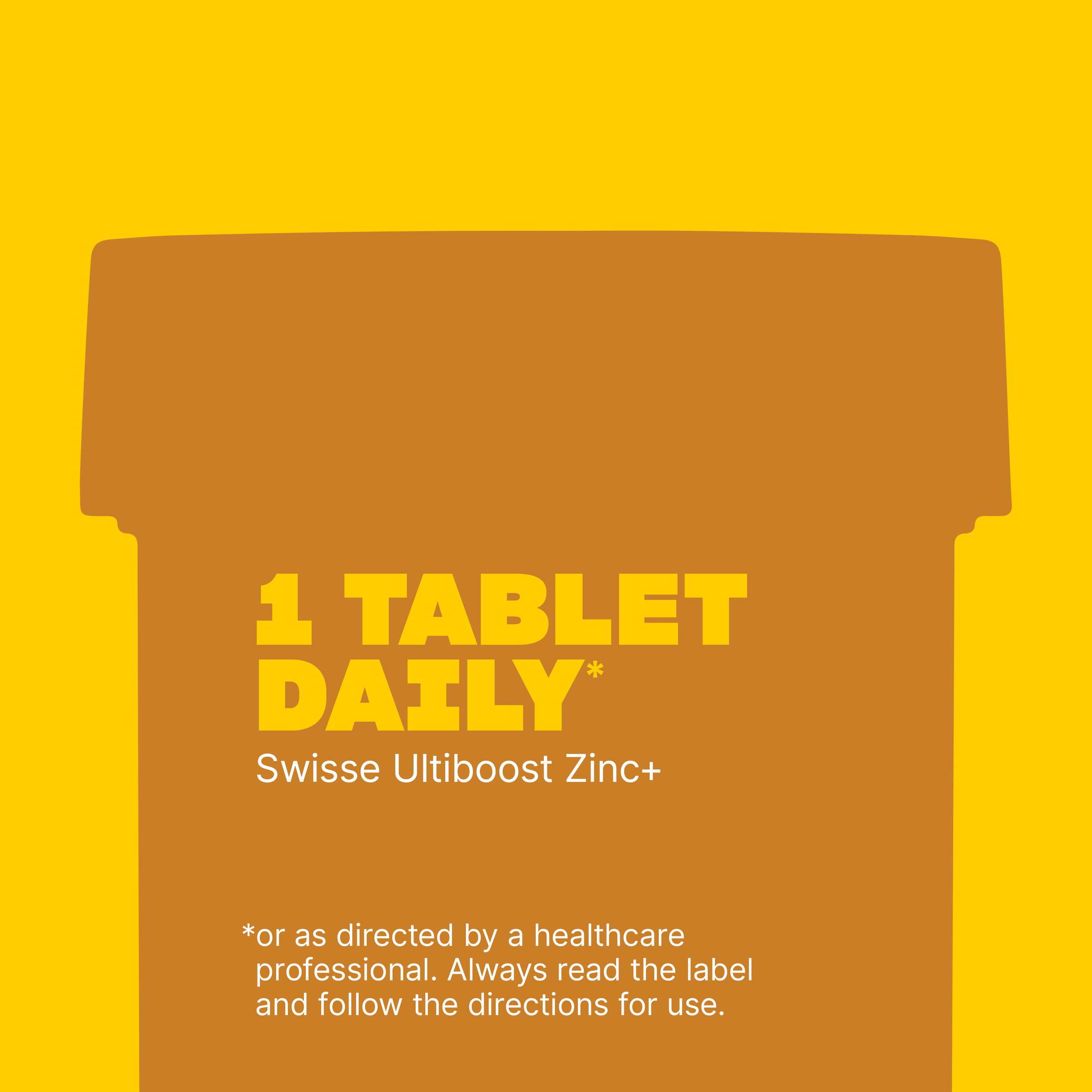Swisse Ultiboost Zinc+ 60 tablets - Image 6