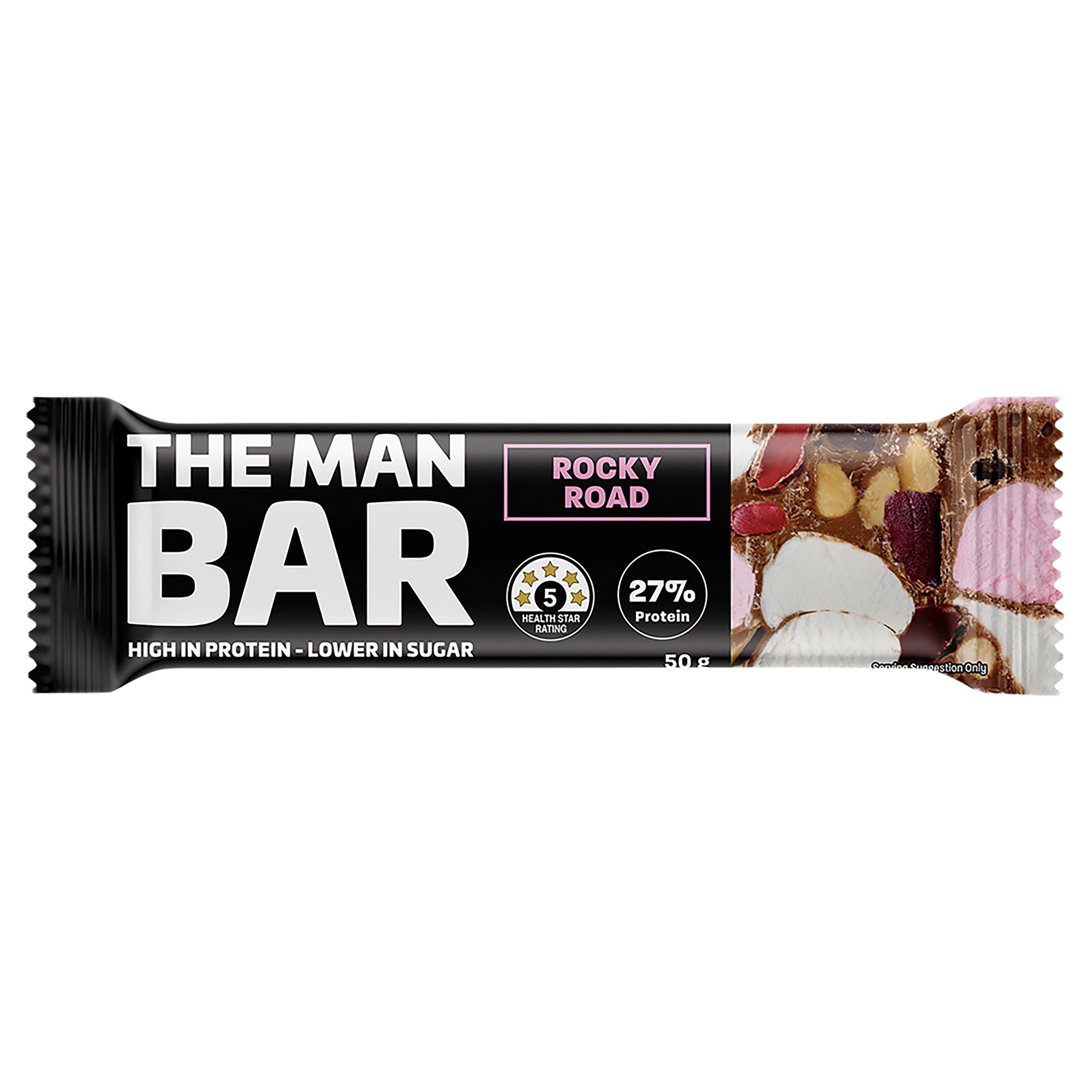 The Man Bar Rocky Road 50g - Image 1