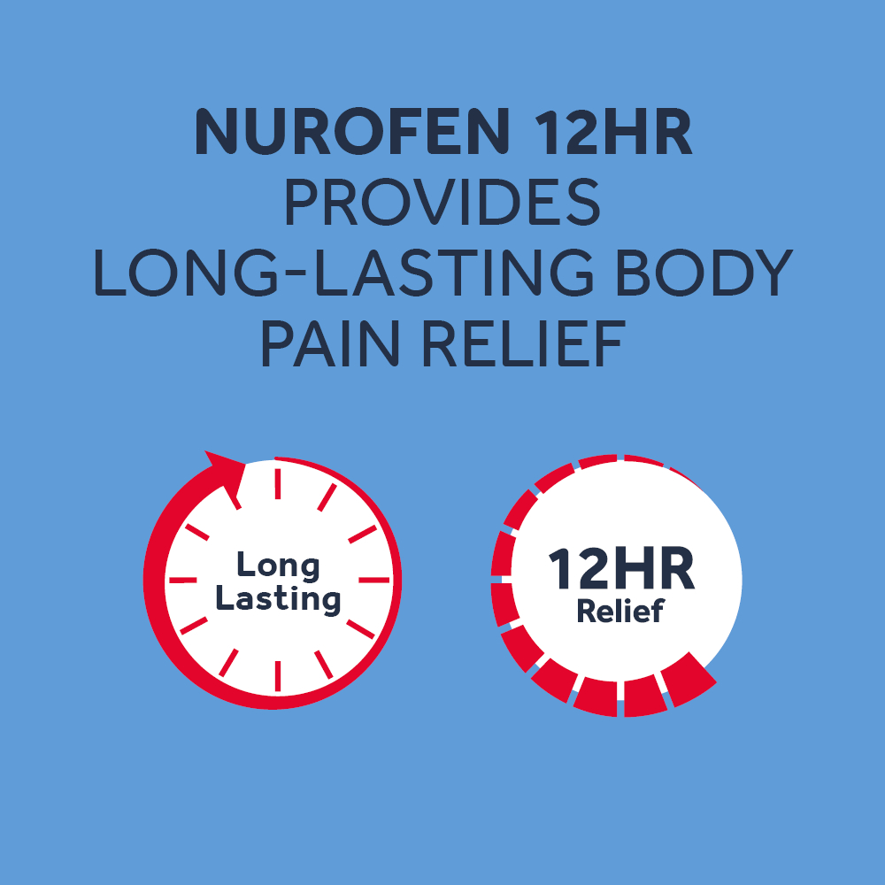 Nurofen 12 Hour Pain And Inflammation Relief 300mg Ibuprofen 24 tablets - Image 2