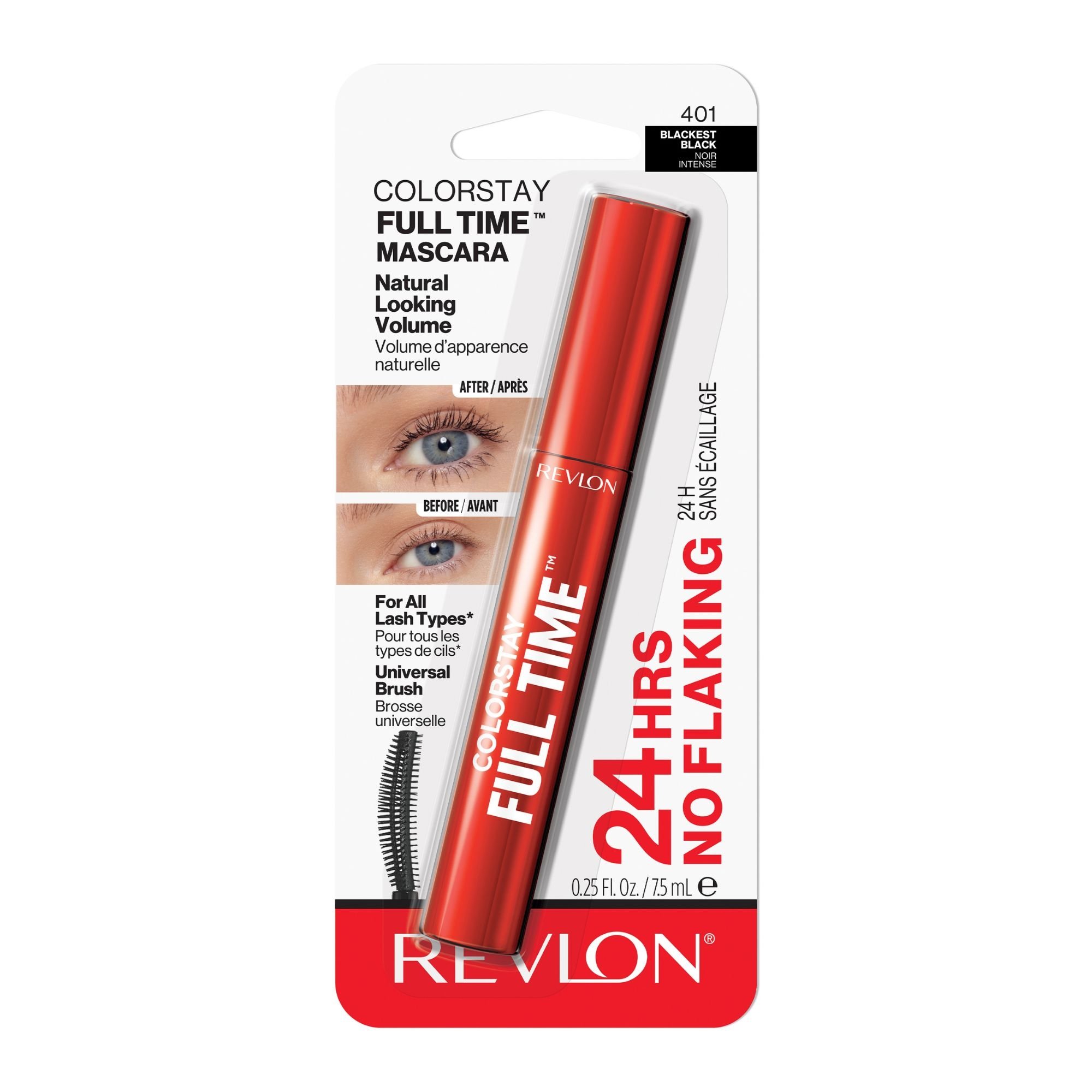 Revlon Colorstay Full Time Mascara Blackest Black 1 each - Image 1