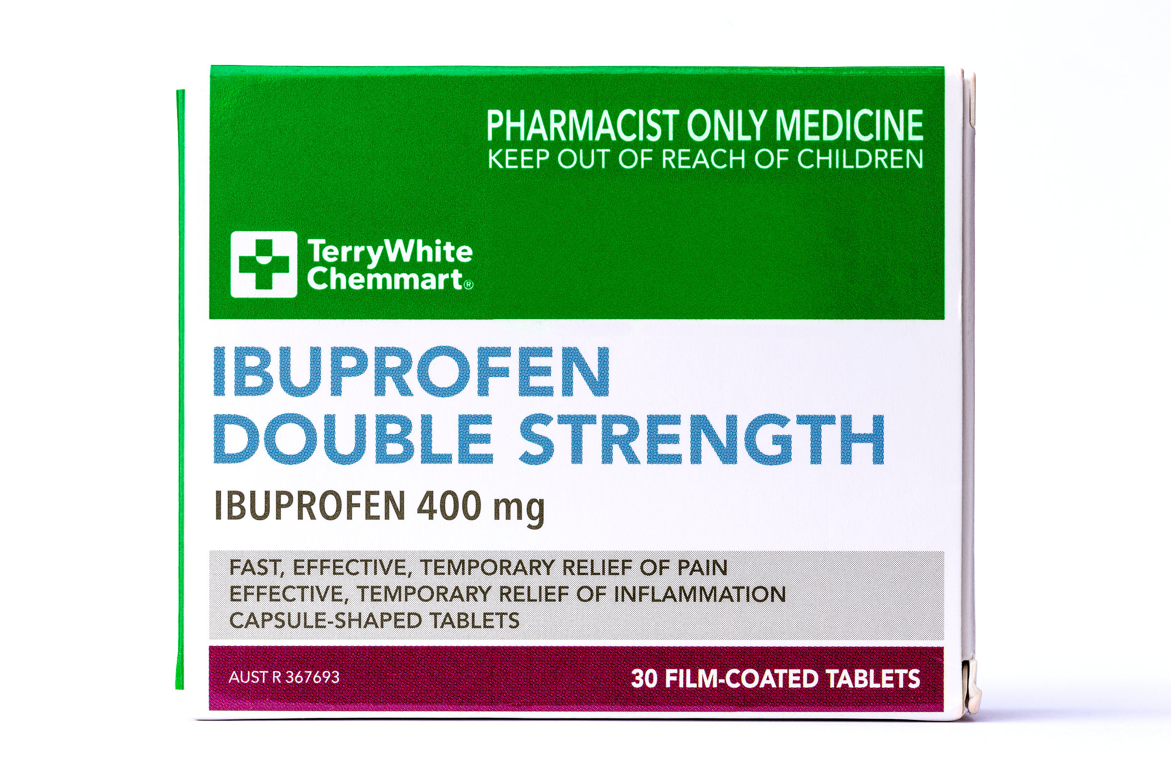 TerryWhite Chemmart Ibuprofen 400mg - 30 tablets
