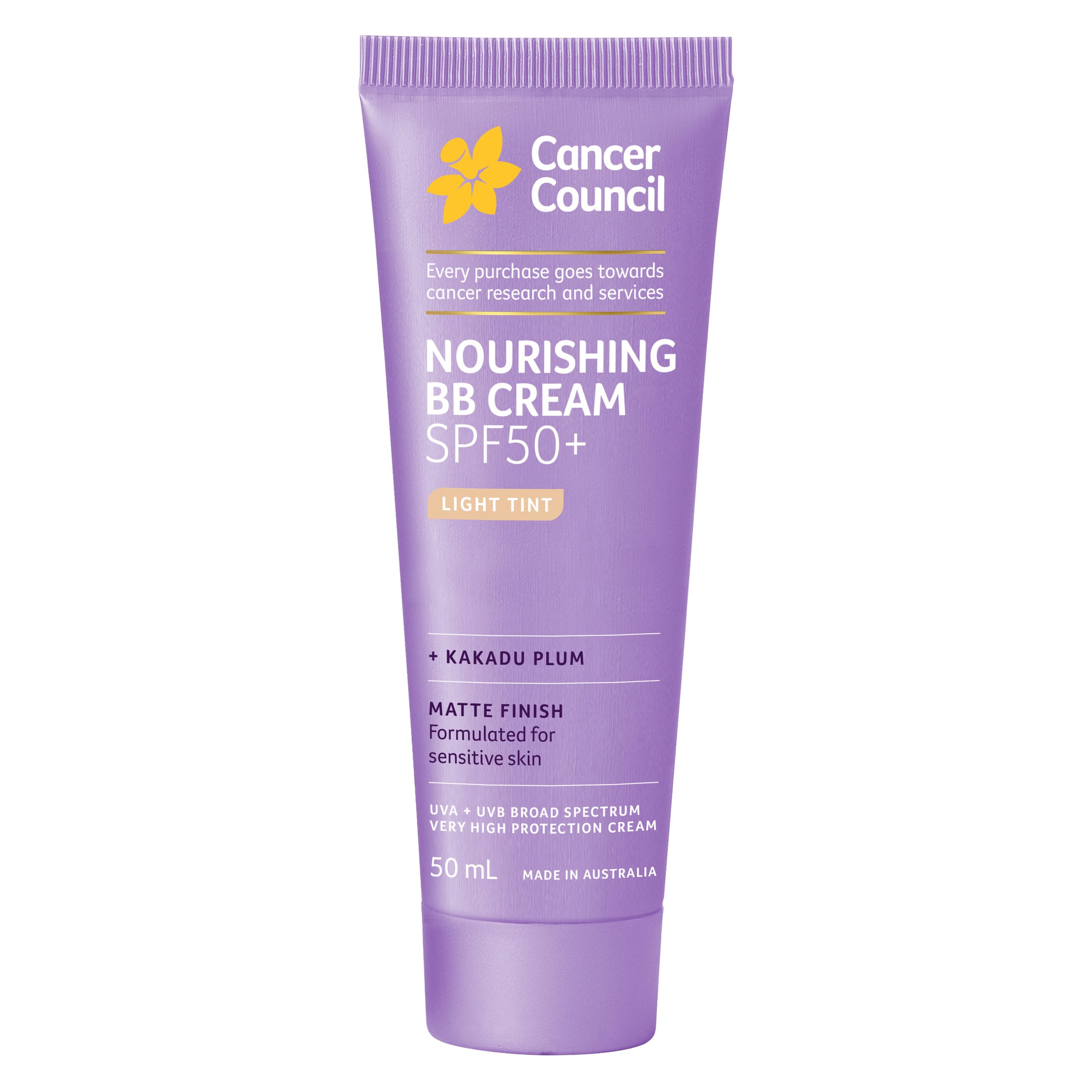 Cancer Council Face Day Wear BB Cream Light SPF50+ - 50ml - Image 1