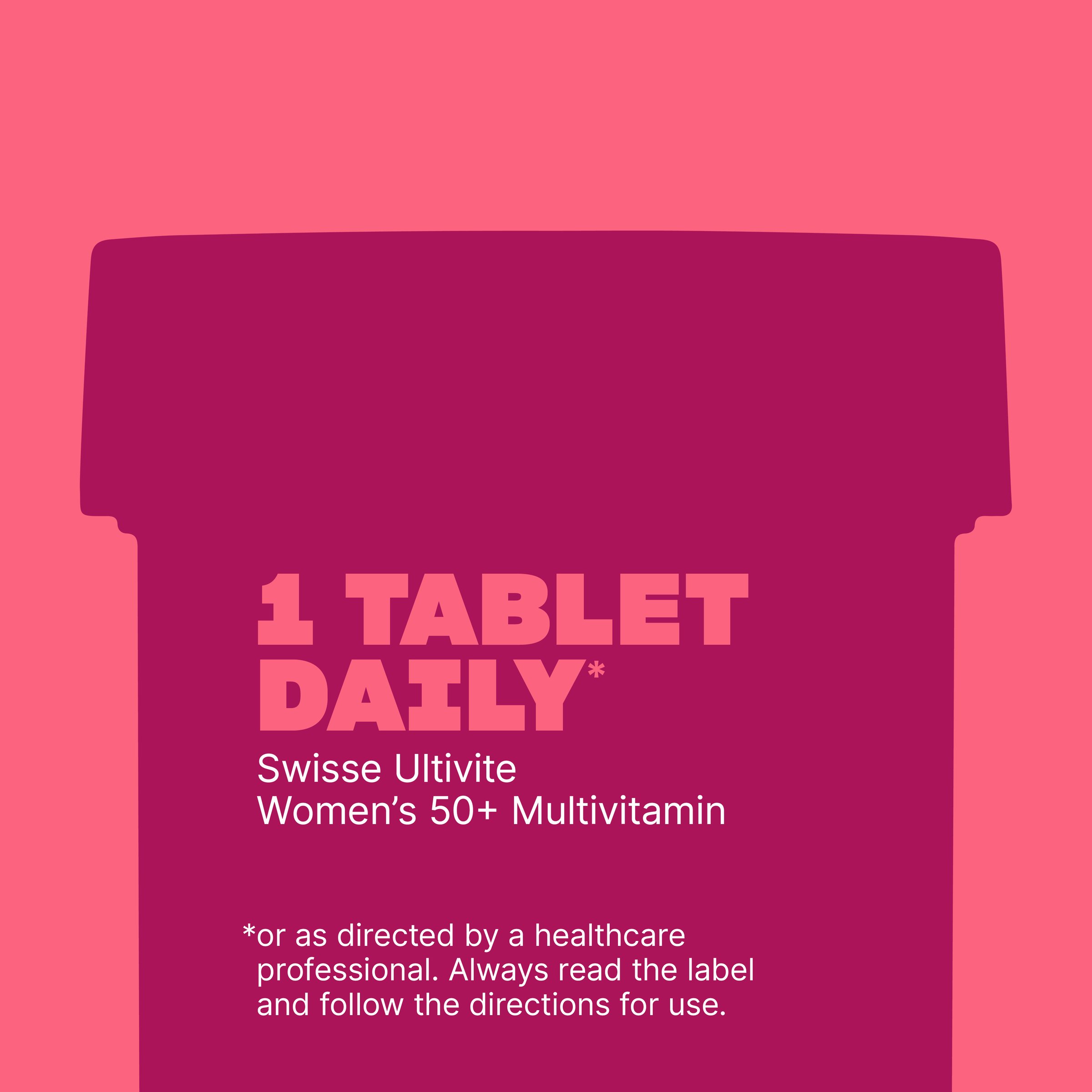 Swisse Ultivite Women's 50 + Multivitamin 60 tablets - Image 6