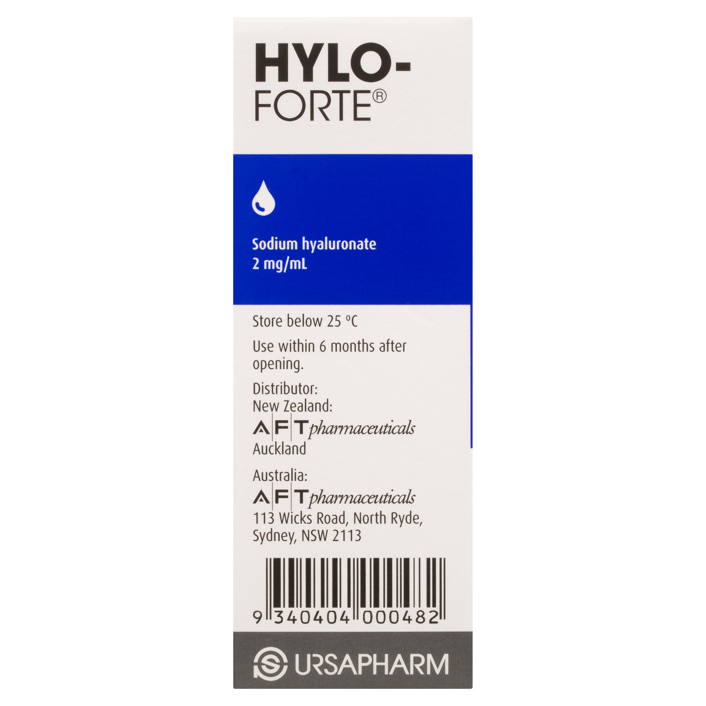 Hylo-Forte Lubricating Eye Drops 2mg/ml - 10ml - Image 2