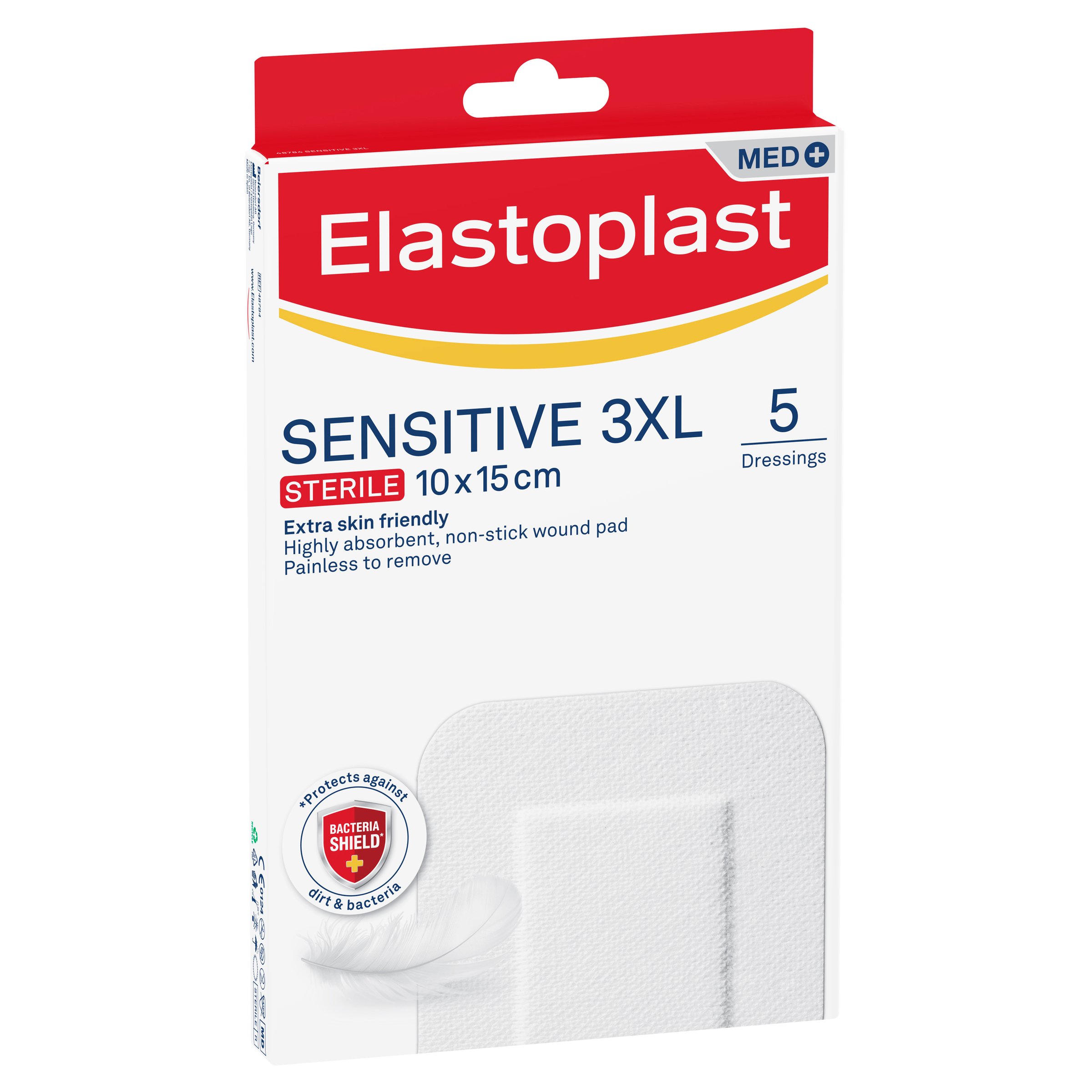 Elastoplast Sensitive 3XL 10cm X 15cm - 1 each - Image 4