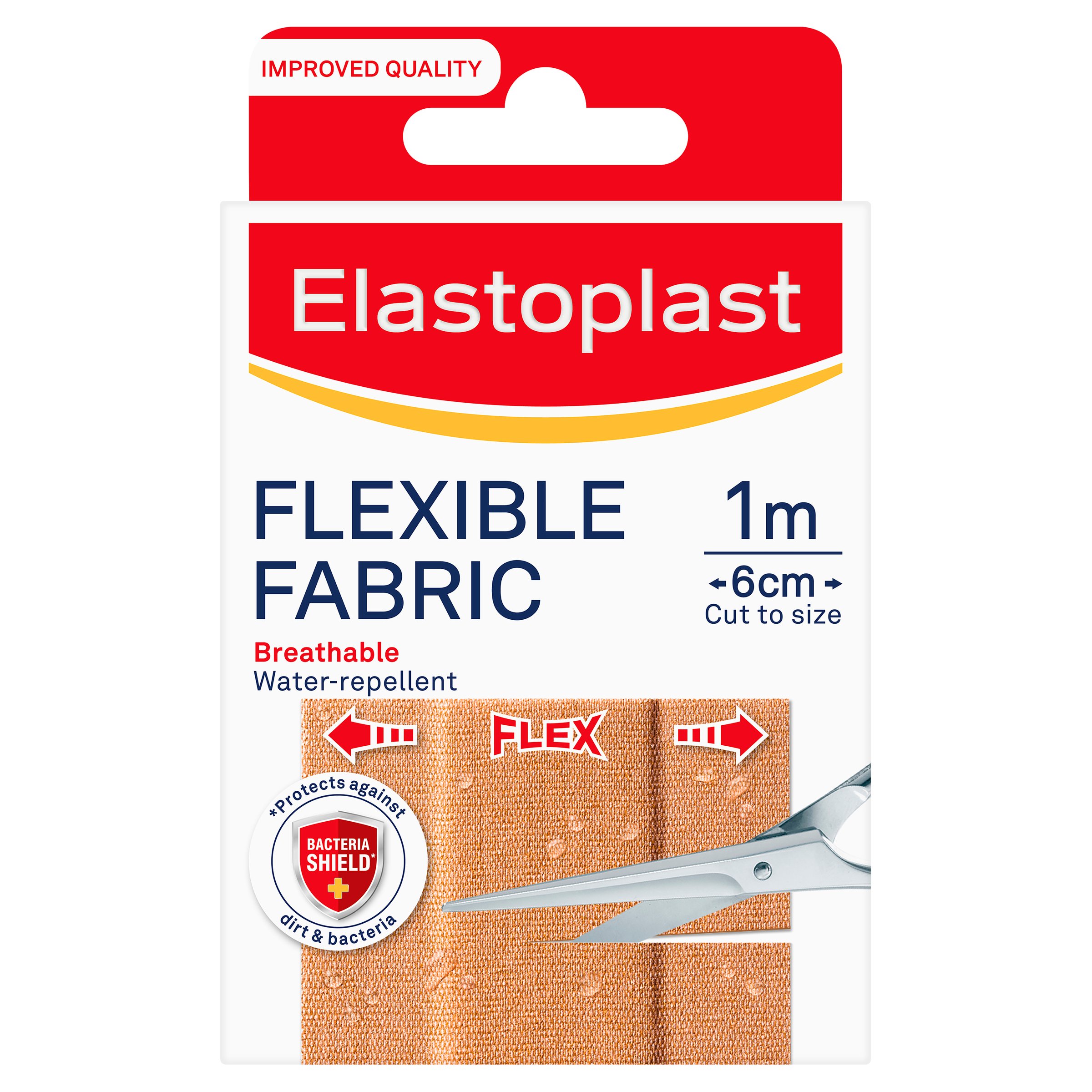 Elastoplast Flex Fabric Dressing 1m X 6cm - 1 each - Image 1