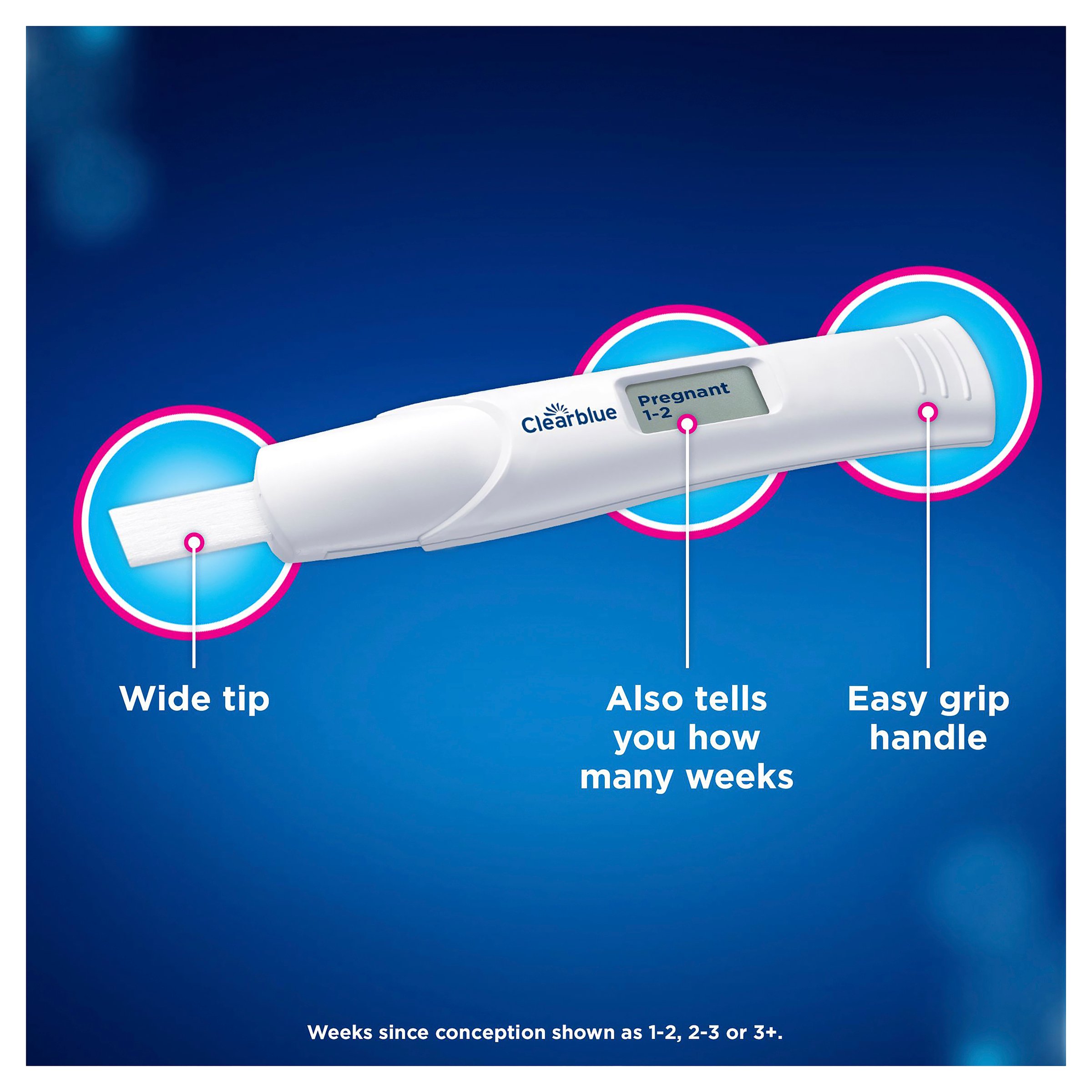 Clearblue Pregnancy Test Ultra Early Multi-Check & Date Combo Pack 6 pack - Image 5