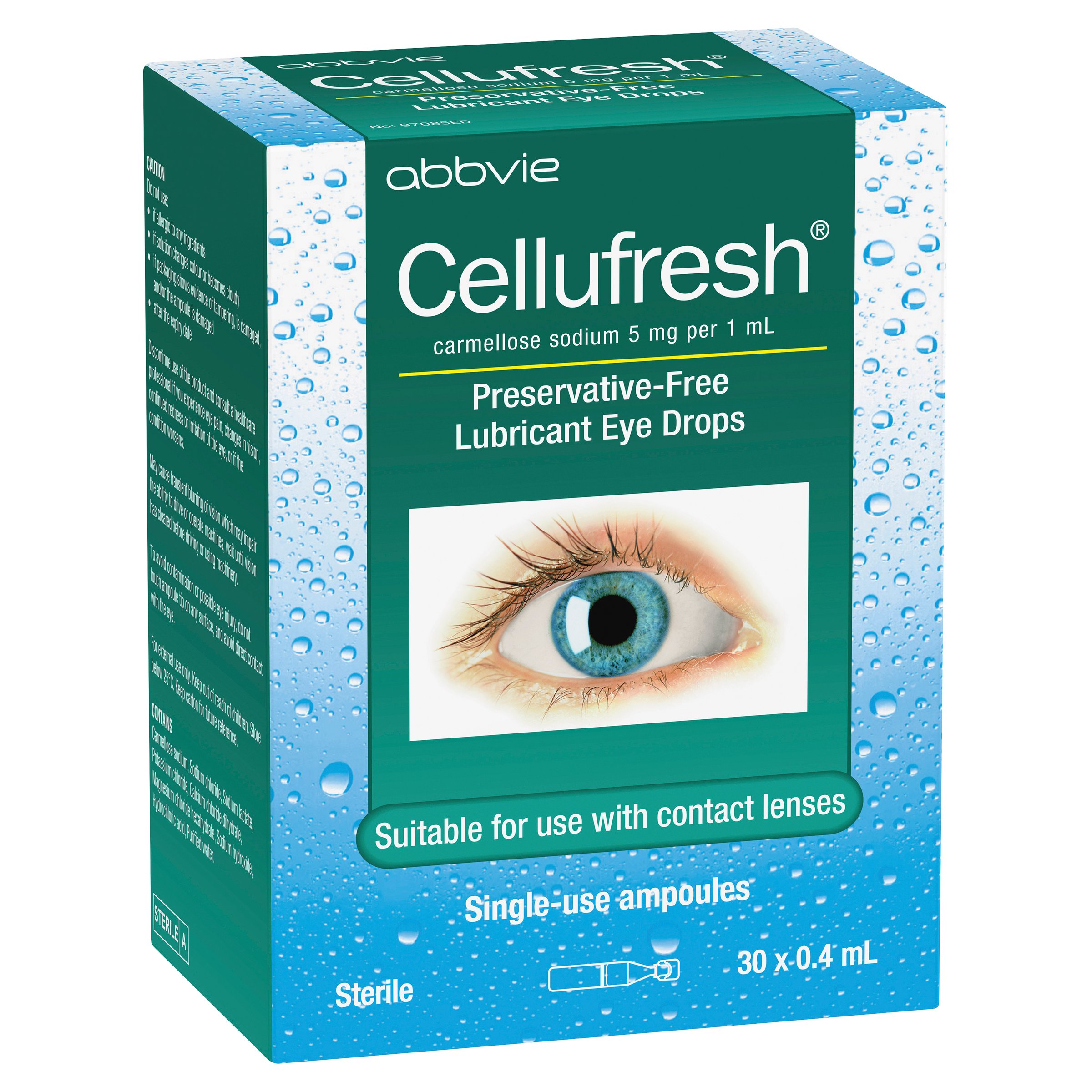 Cellufresh Eye Drops 5mg/ml - 30 ampoules - Image 8