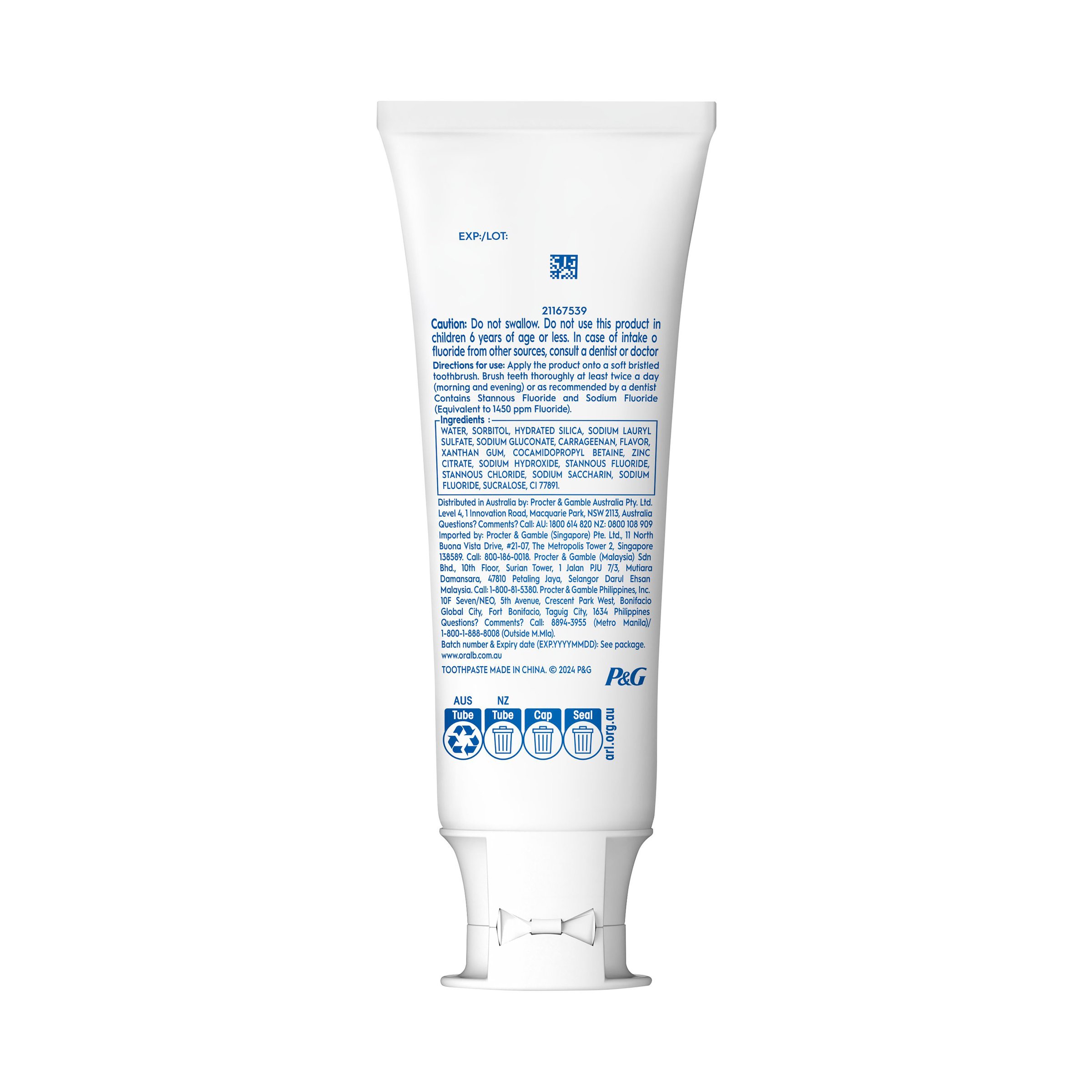 Oral-B Dental Science Sensitivity And Gum Extra Fresh Breath 90g - Image 8