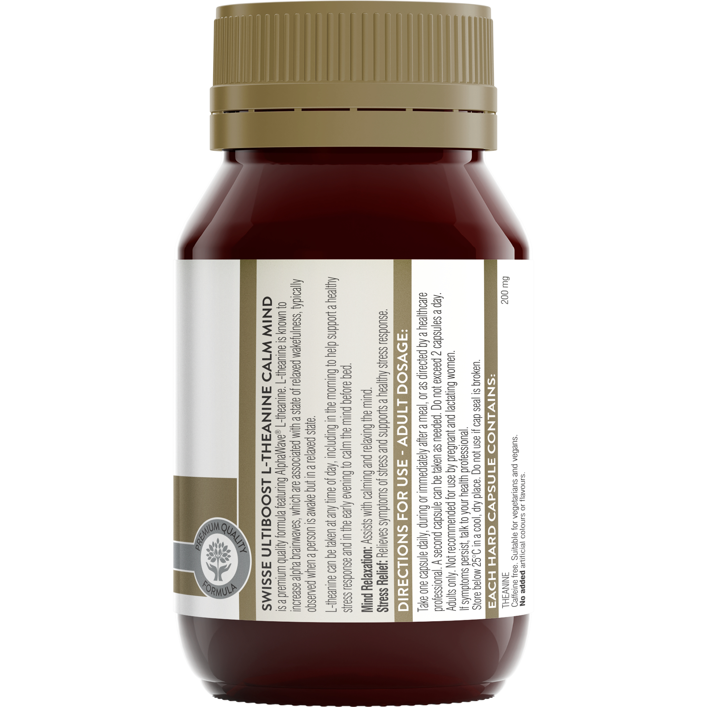 Swisse Ultiboost L-Theanine Calm Mind 50 caplets - Image 2