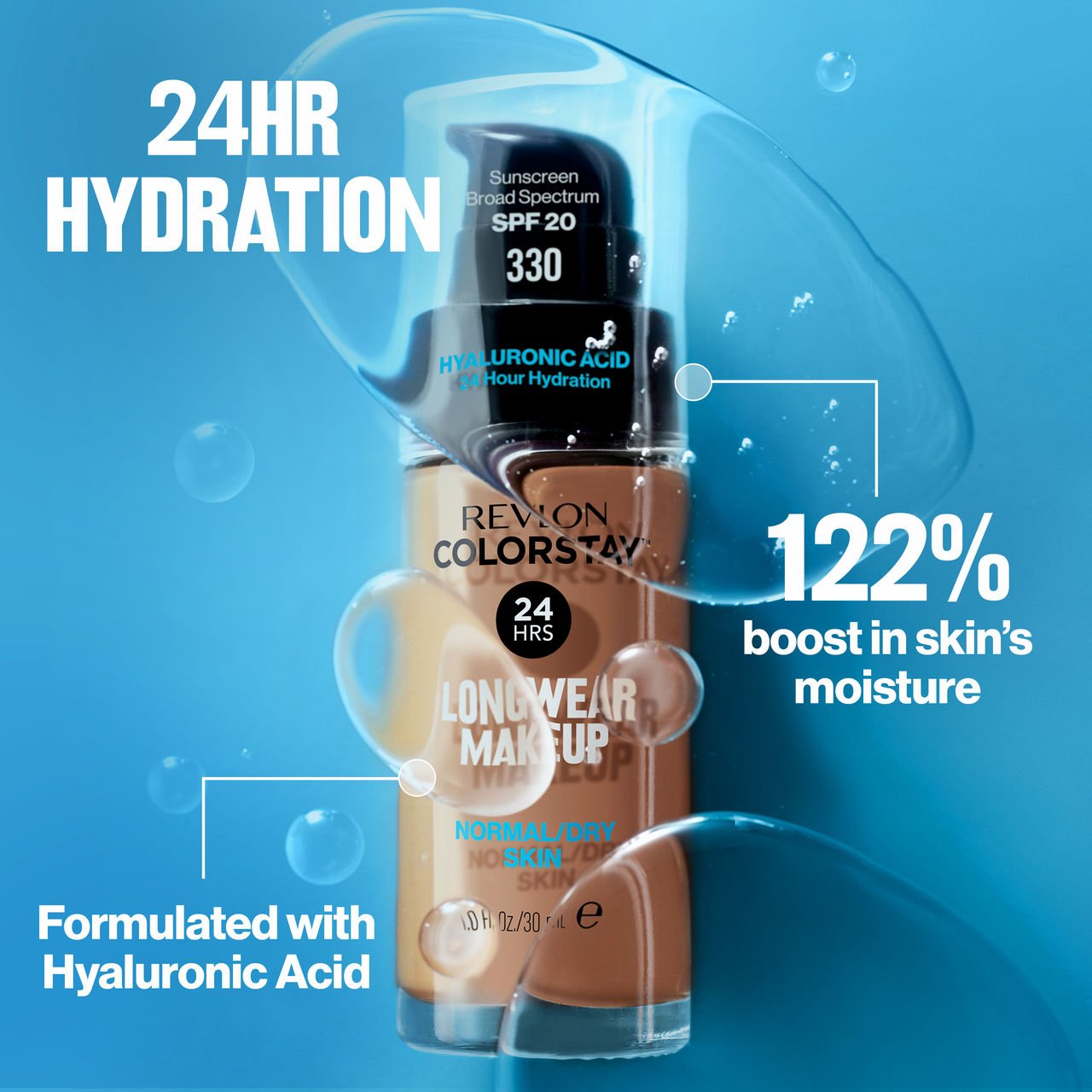 Revlon ColorStay Foundation With Skincare Normal/Dry Nude 1 each - Image 4