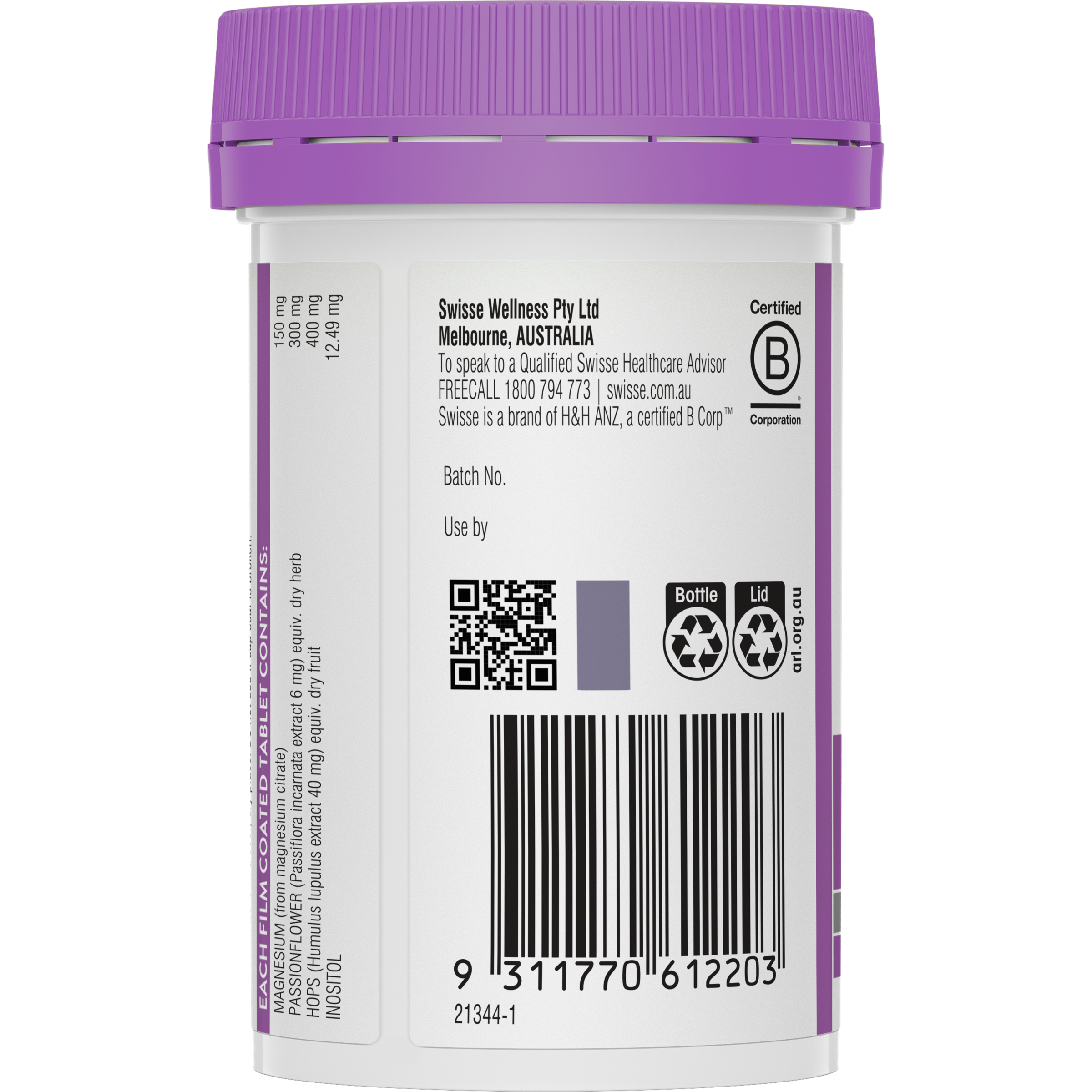 Swisse Ultiboost Magnesium + Sleep 60 tablets - Image 3