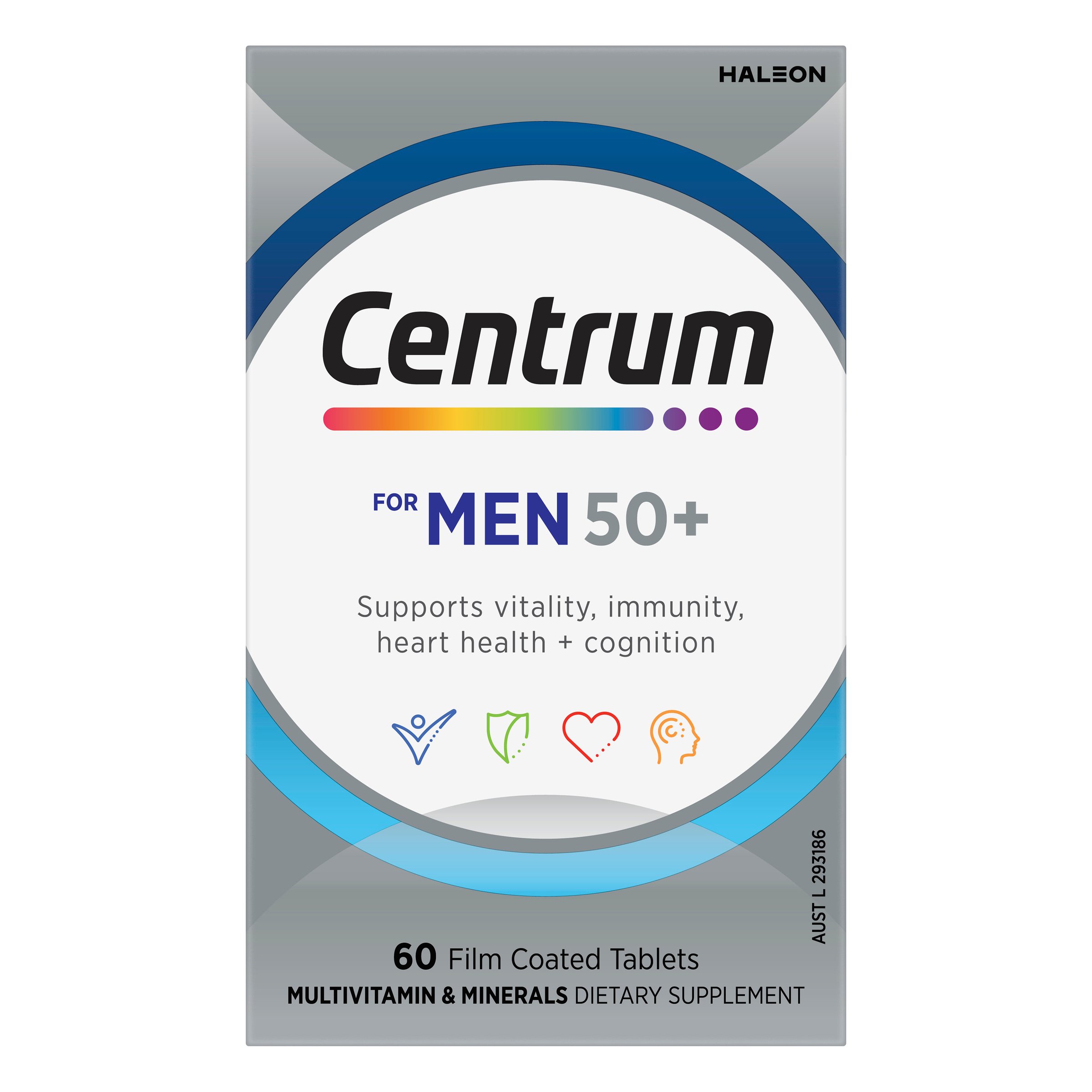 Centrum For Men 50+ 60 tablets - Image 1