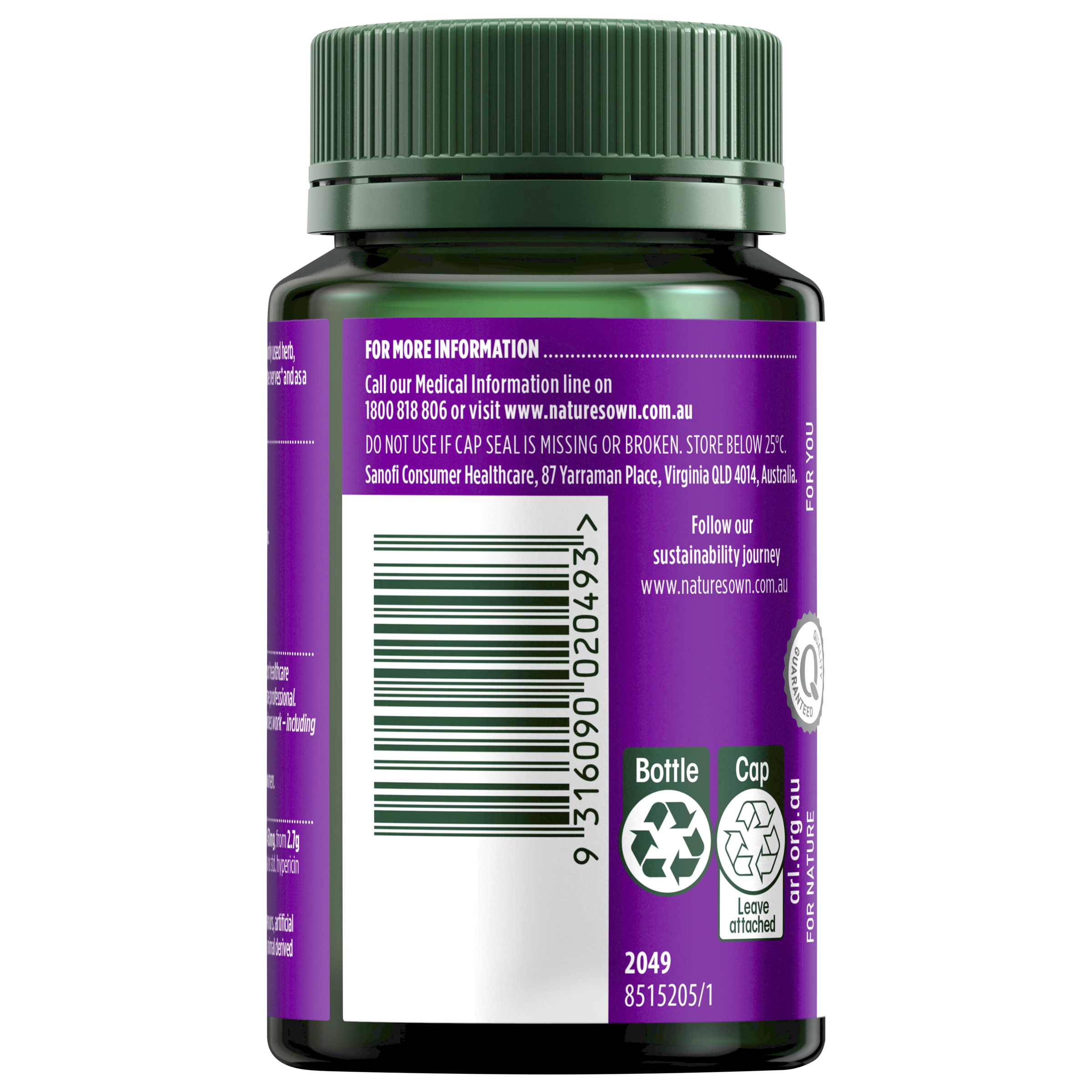 Nature's Own Mood Balance St Johns Wort 50 tablets - Image 3