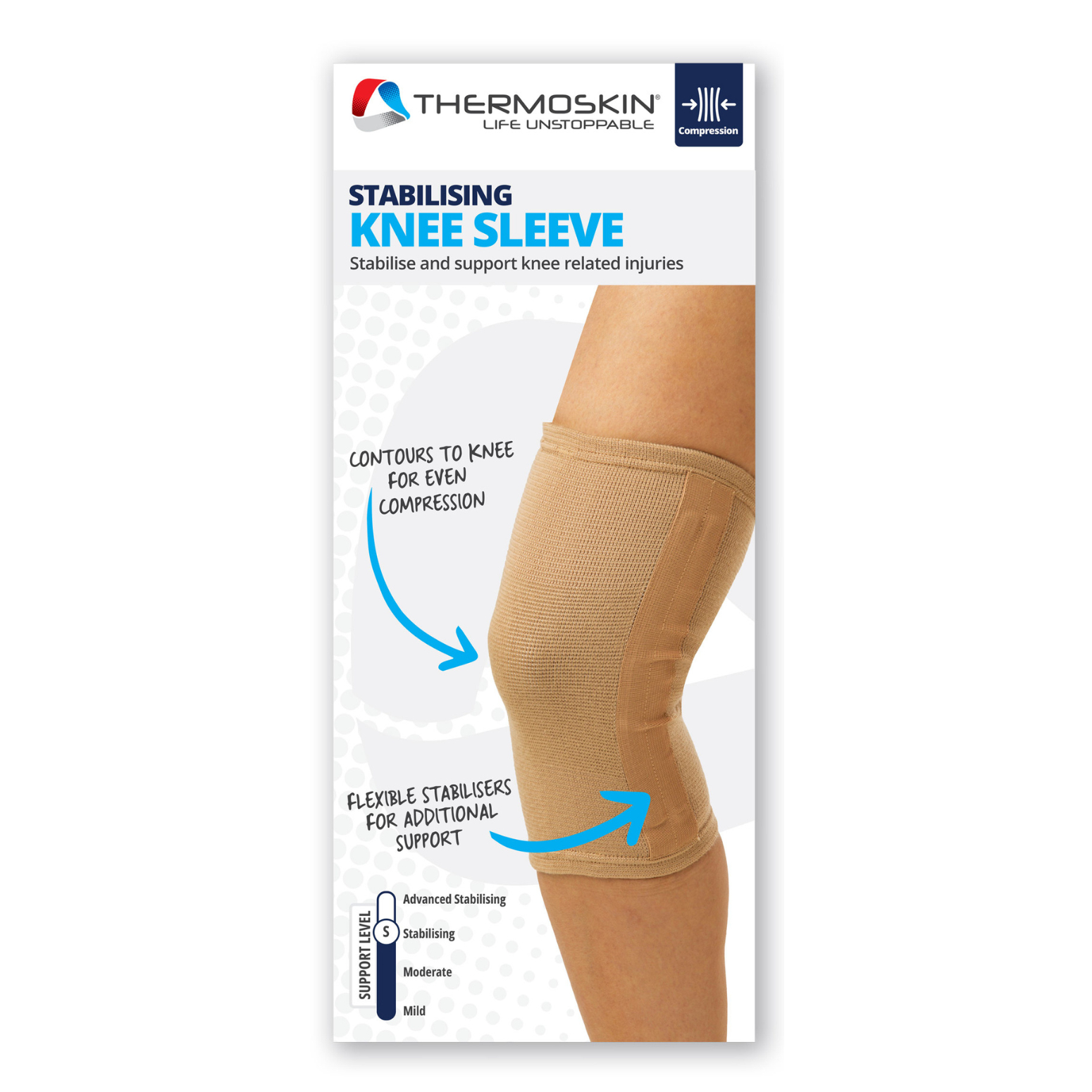 Thermoskin Stabilising Knee Sleeve Large 1 each - Image 2