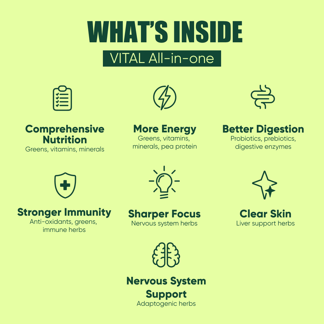 Vital All-In-One Supplement Powder 120g - Image 5