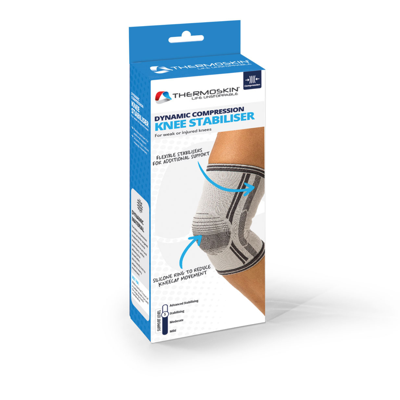 Thermoskin Dynamic Compression Knee Stabliser Extra Large 1 each - Image 1