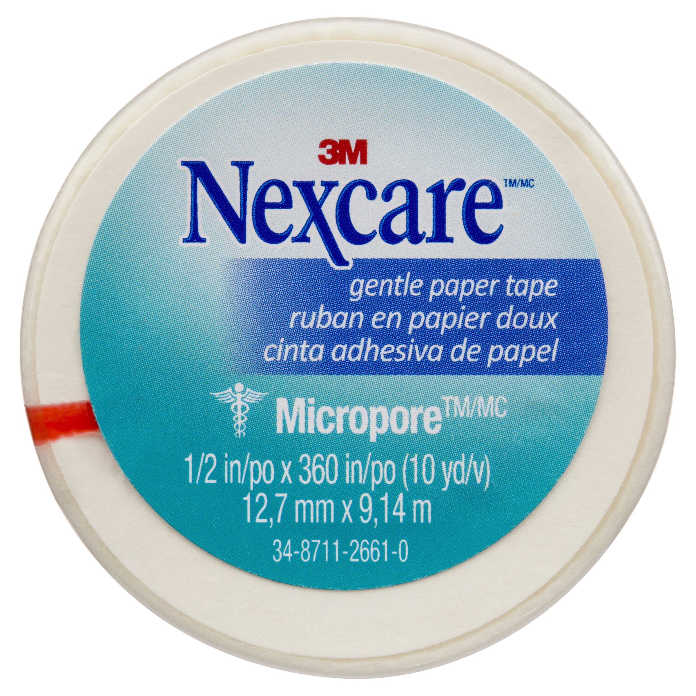 Nexcare Paper Tape White 12.5mm - 1 roll - Image 2