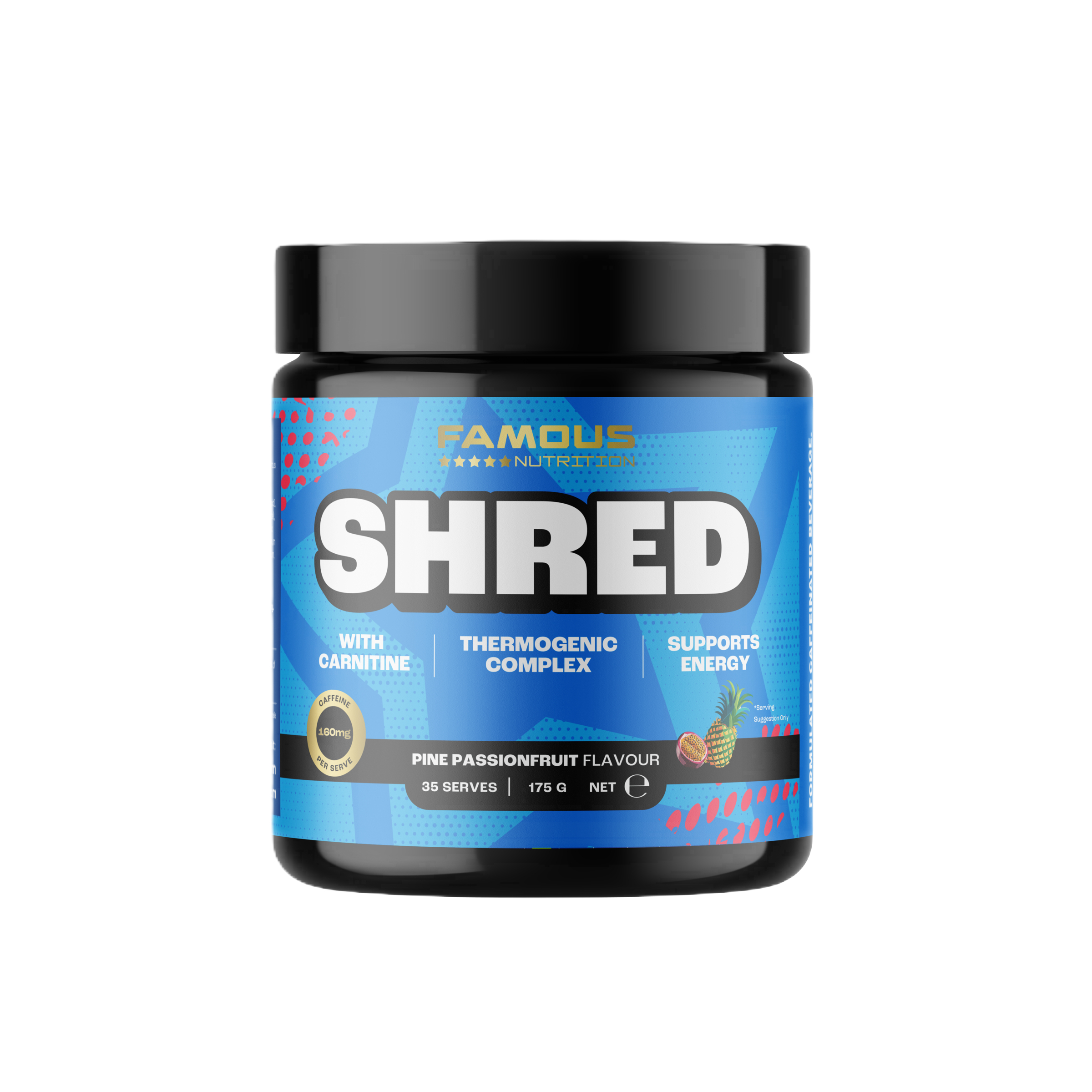 Famous Nutrition Shred Pine Passion 175g - Image 1