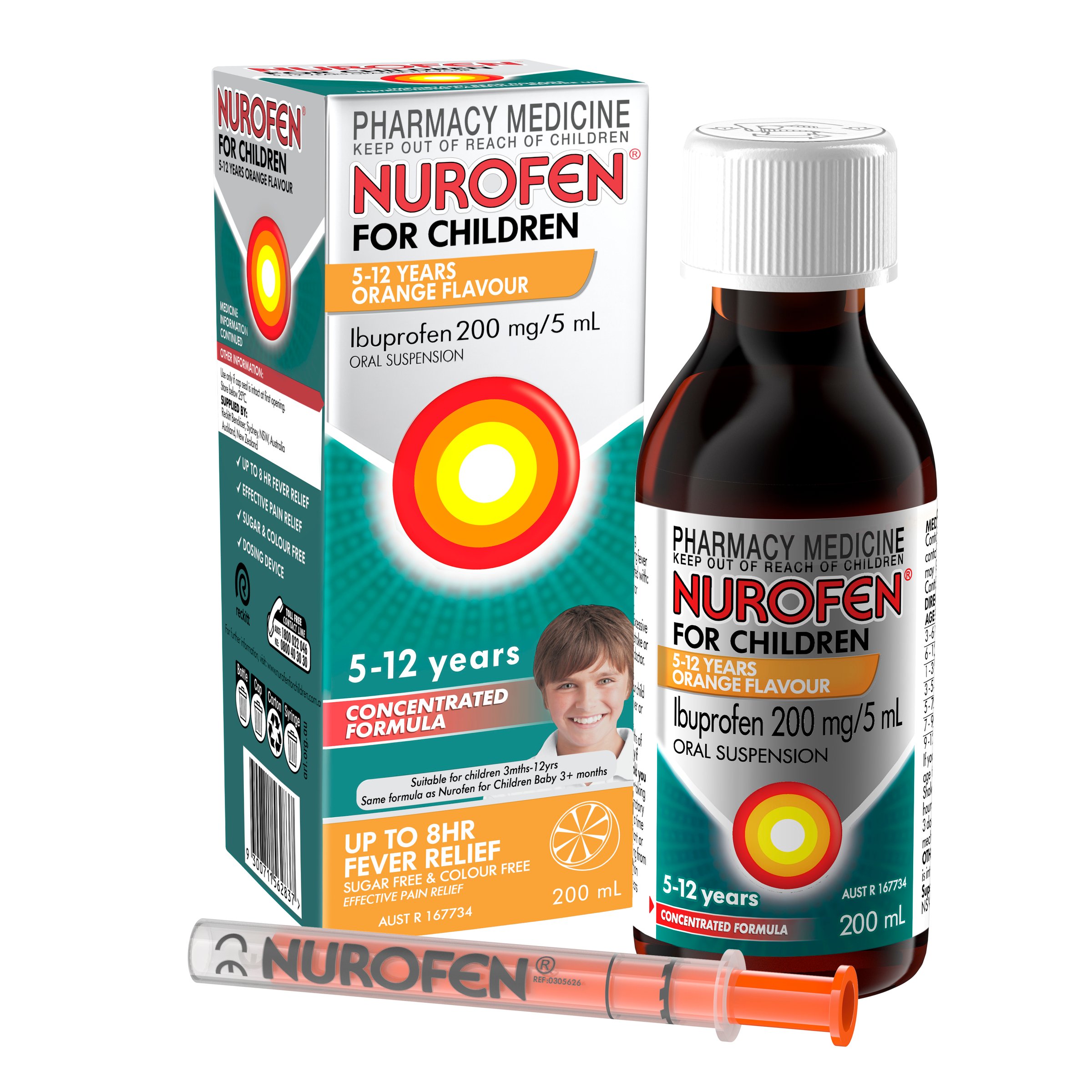Nurofen For Children 5-12 Years Orange 200ml - Image 9
