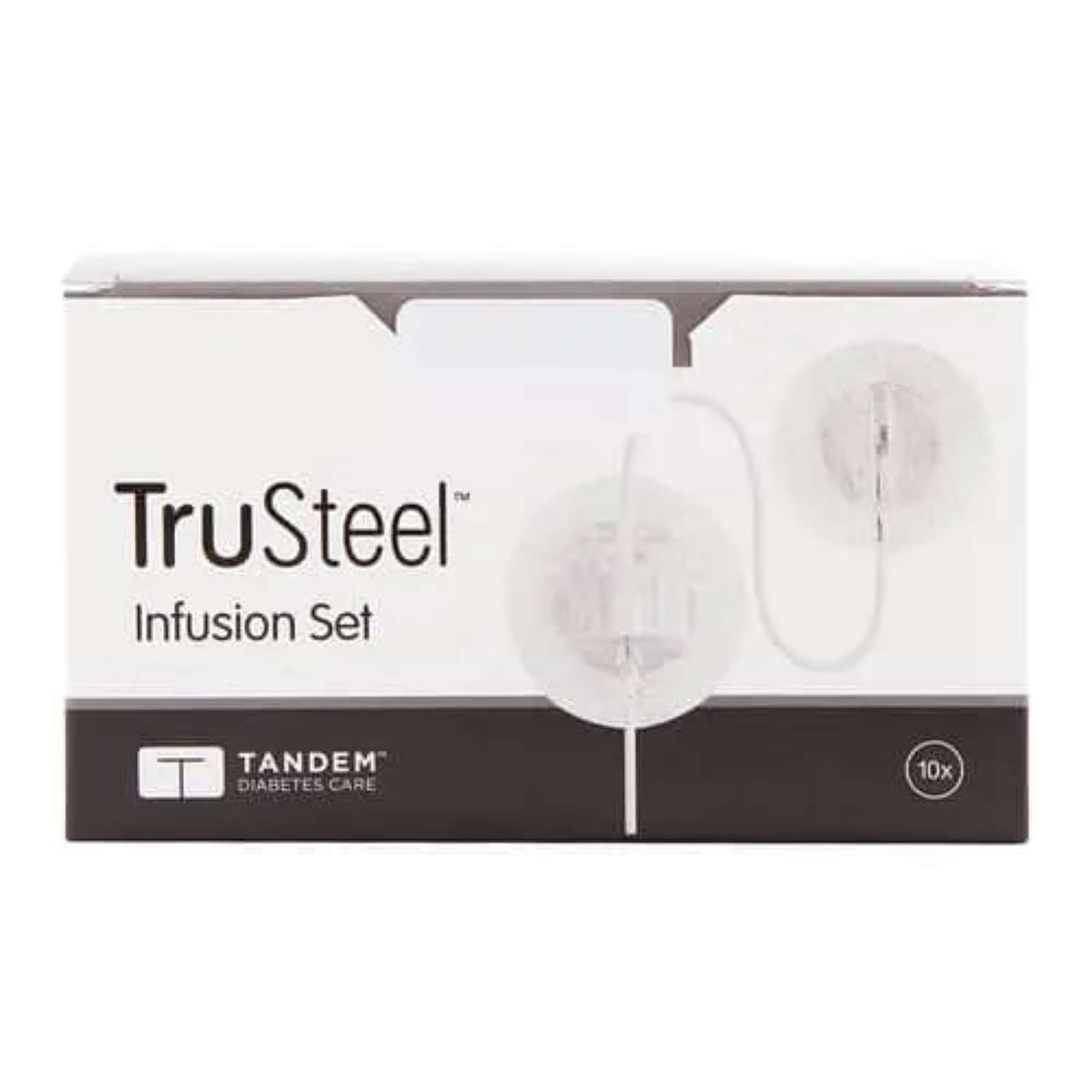 Tandem TruSteel Infusion Set t:lock (8mm/60cm) x 10 - Image 1