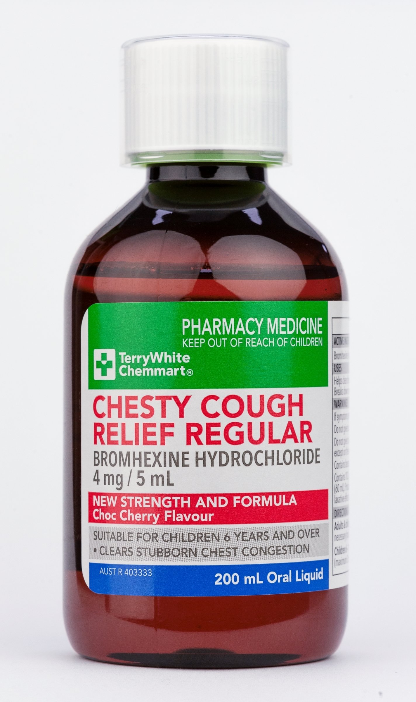 TerryWhite Chemmart Chesty Cough Relief Regular 200ml