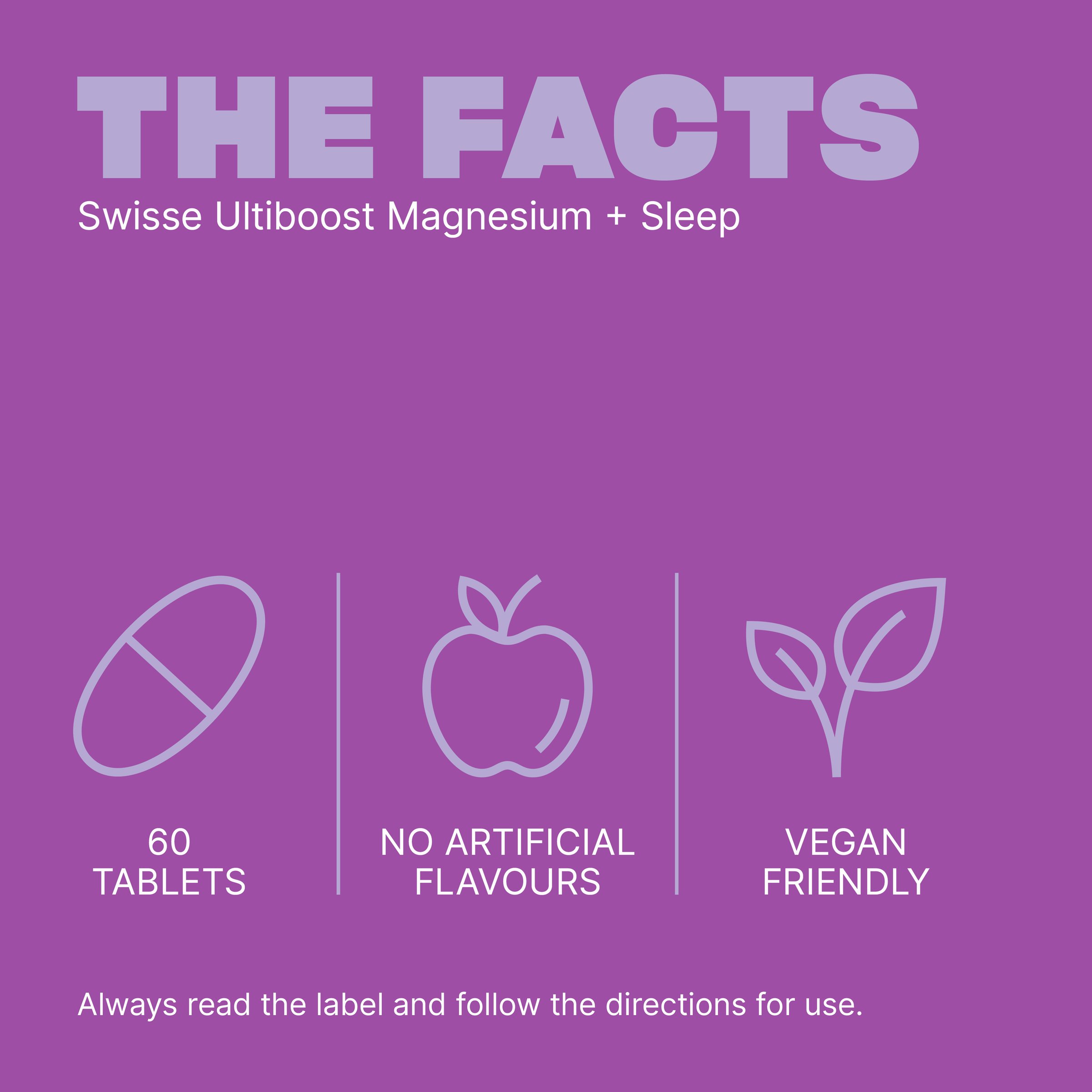Swisse Ultiboost Magnesium + Sleep 60 tablets - Image 5