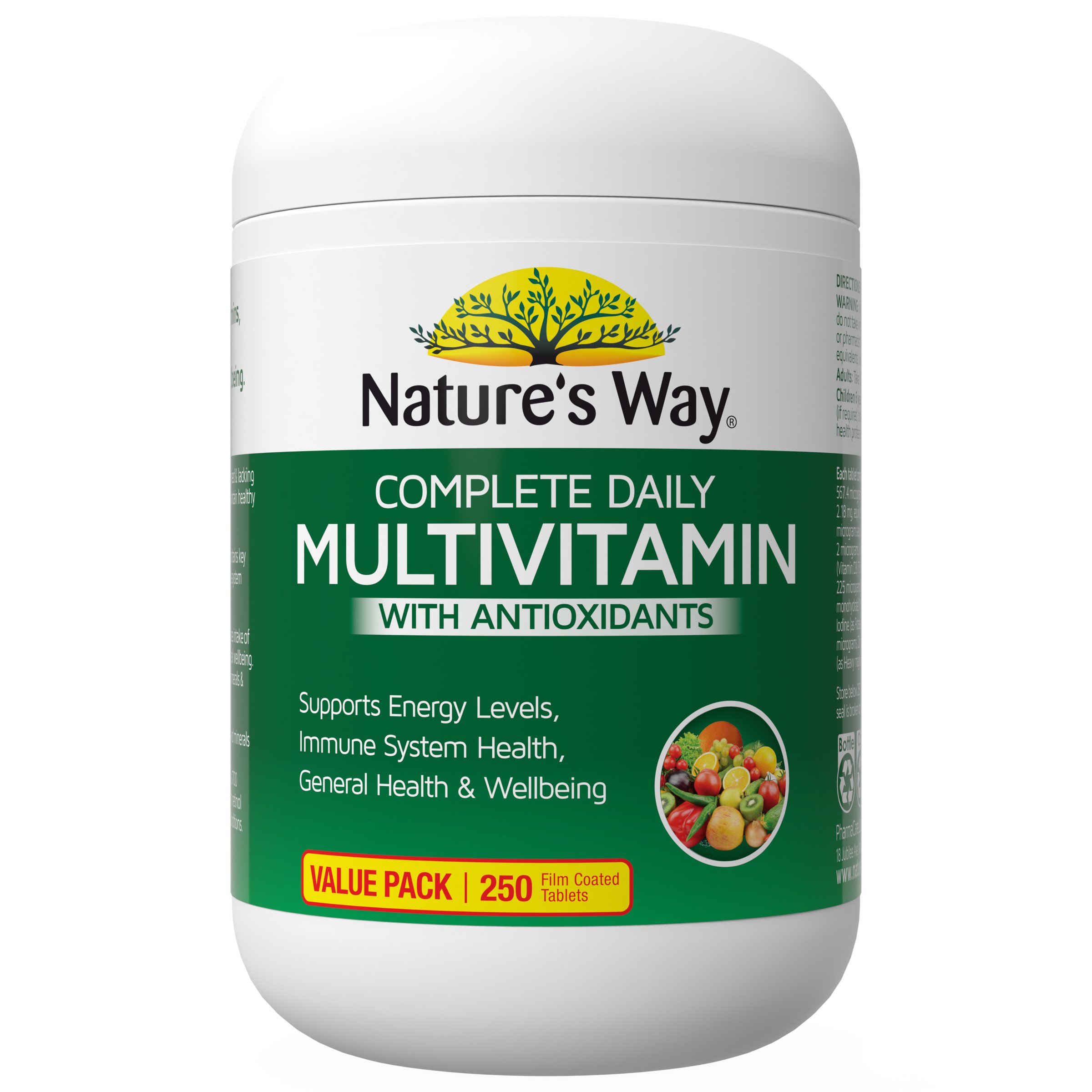 Nature's Way Complete Daily Multivitamin 250 tablets - Image 1