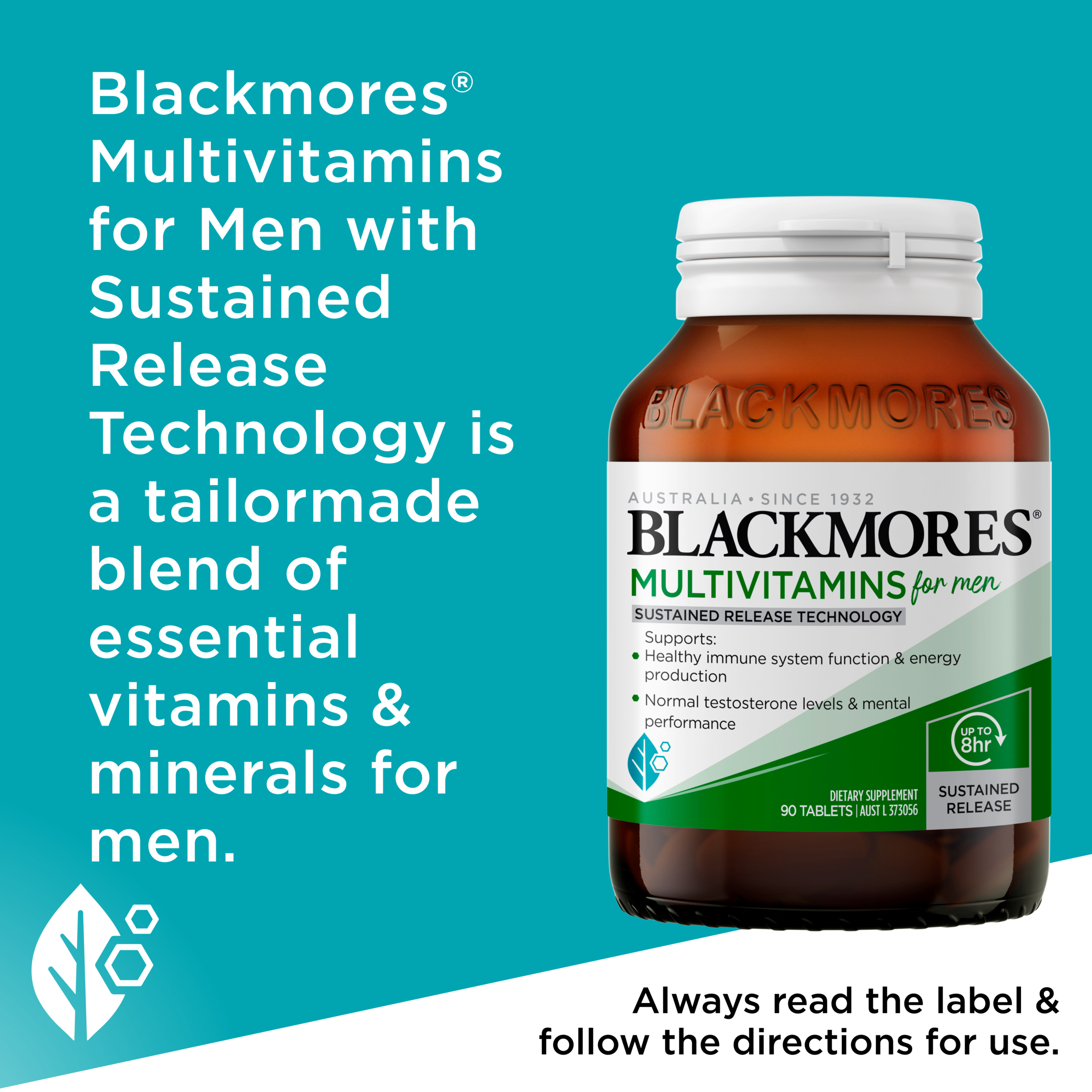 Blackmores Sustained Release Multivitamins For Men 90 tablets - Image 7
