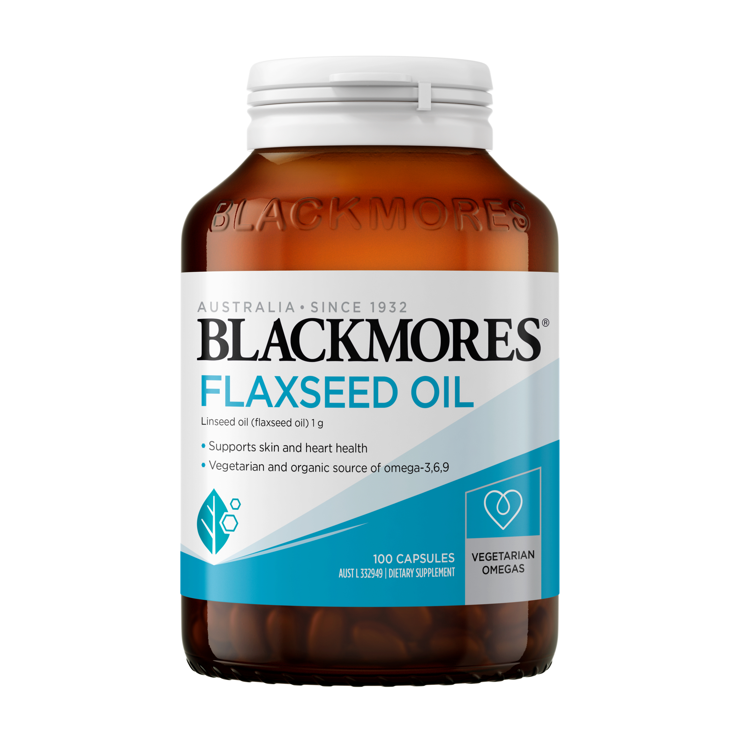 Blackmores Flaxseed Oil 1000mg - 100 capsules - Image 1