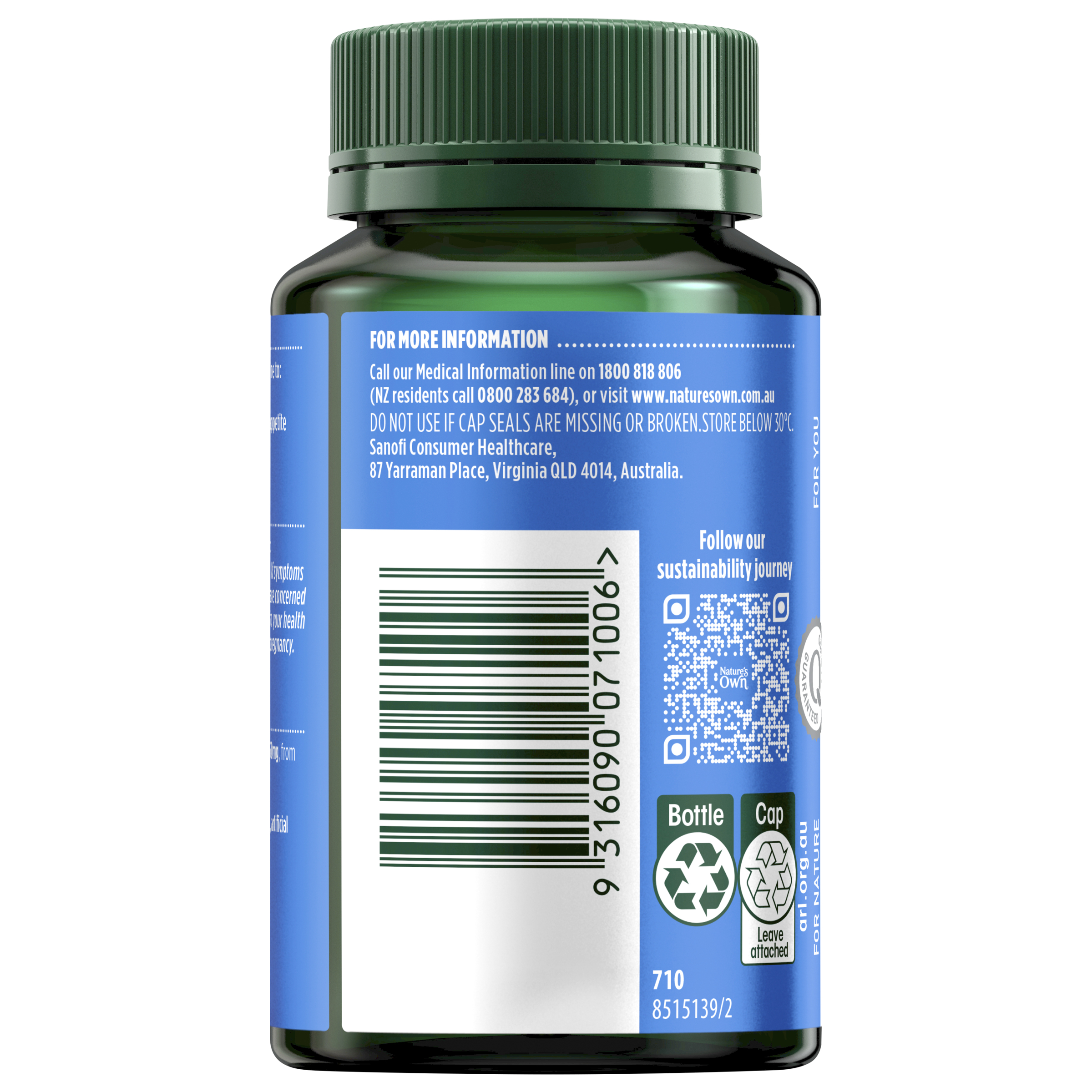 Nature's Own Fenugreek 1000mg - 60 capsules - Image 3