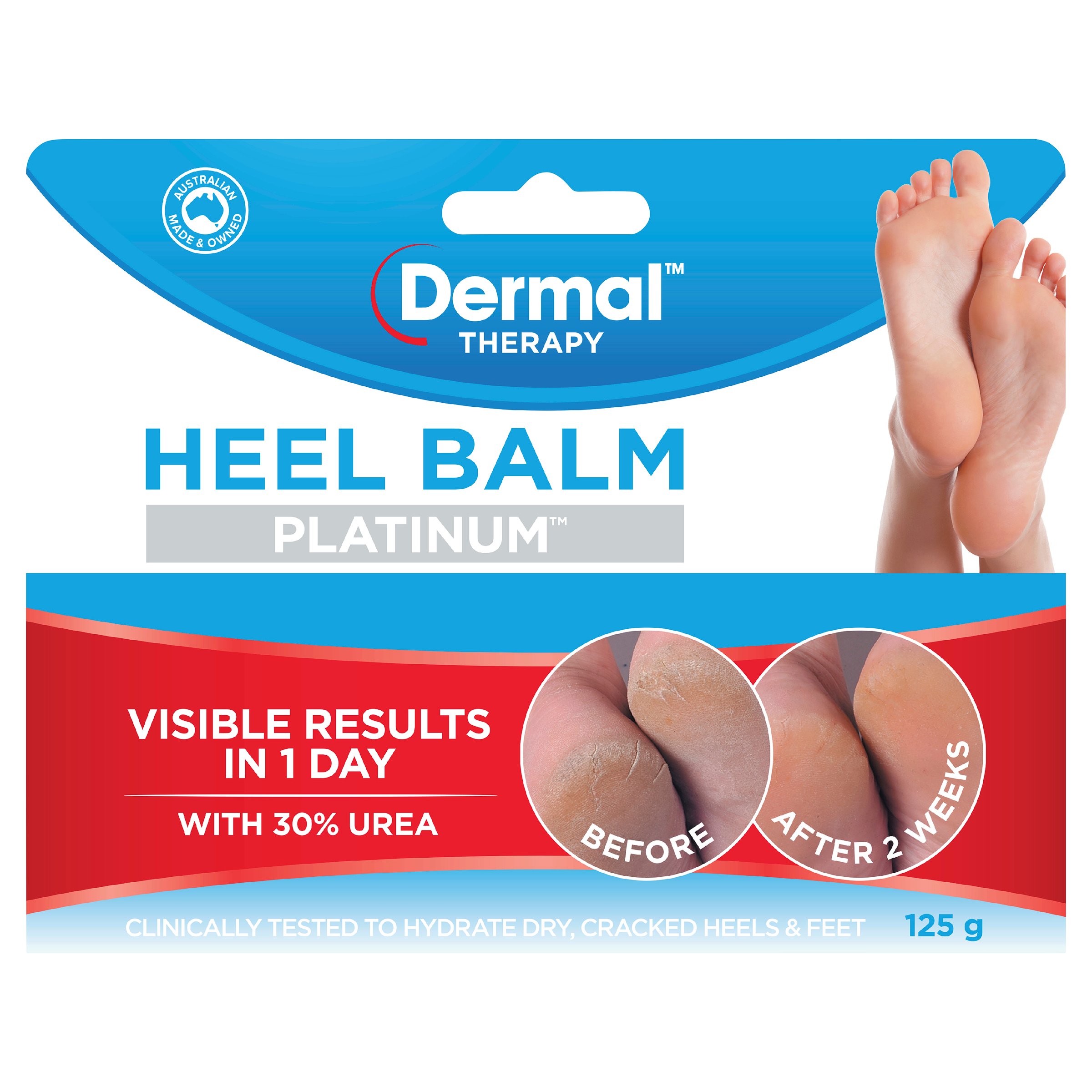 Dermal Therapy Heel Balm Platinum 125g - Image 1