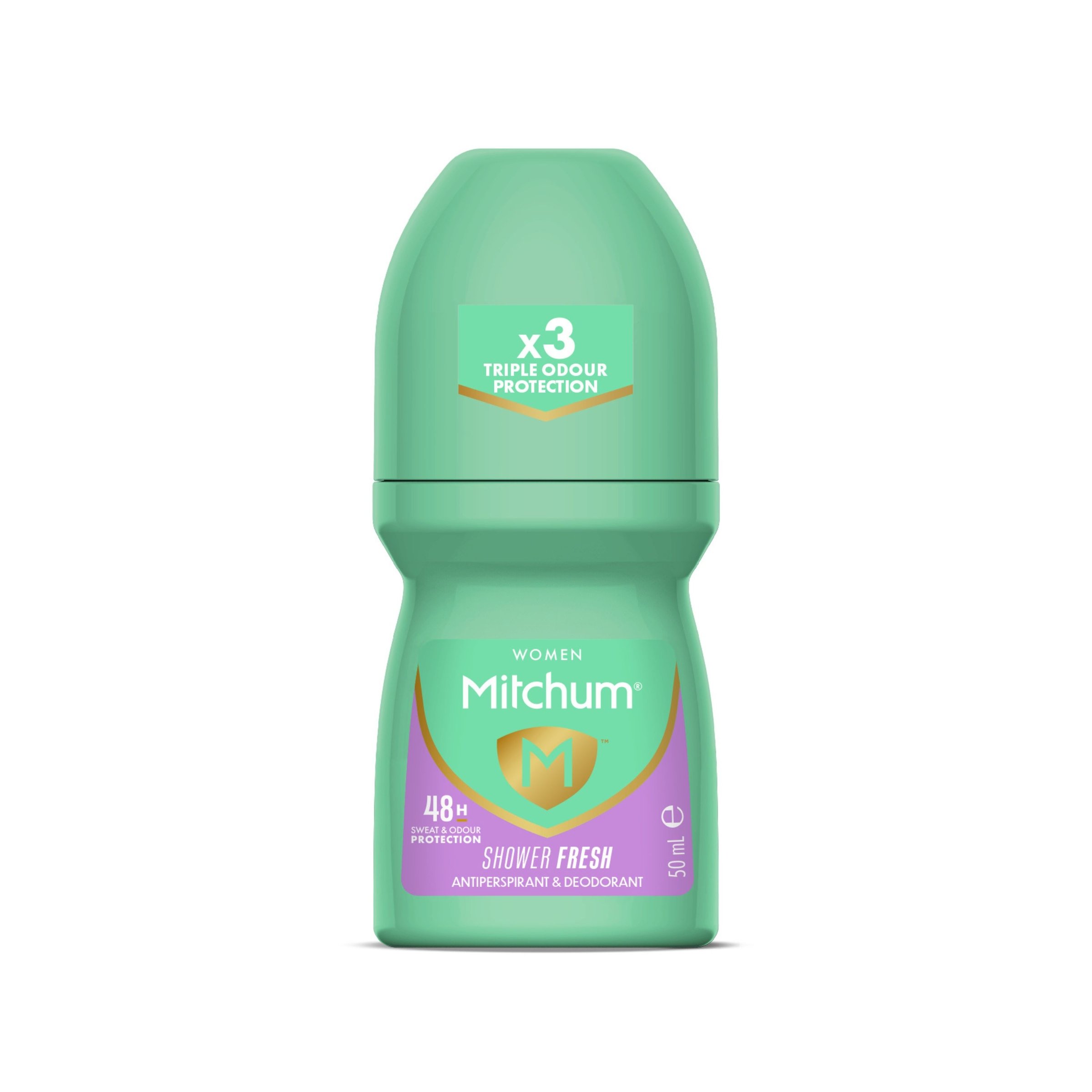 Mitchum Anti Perspirant Roll On Deodorant Shower Fresh 50ml - Image 1