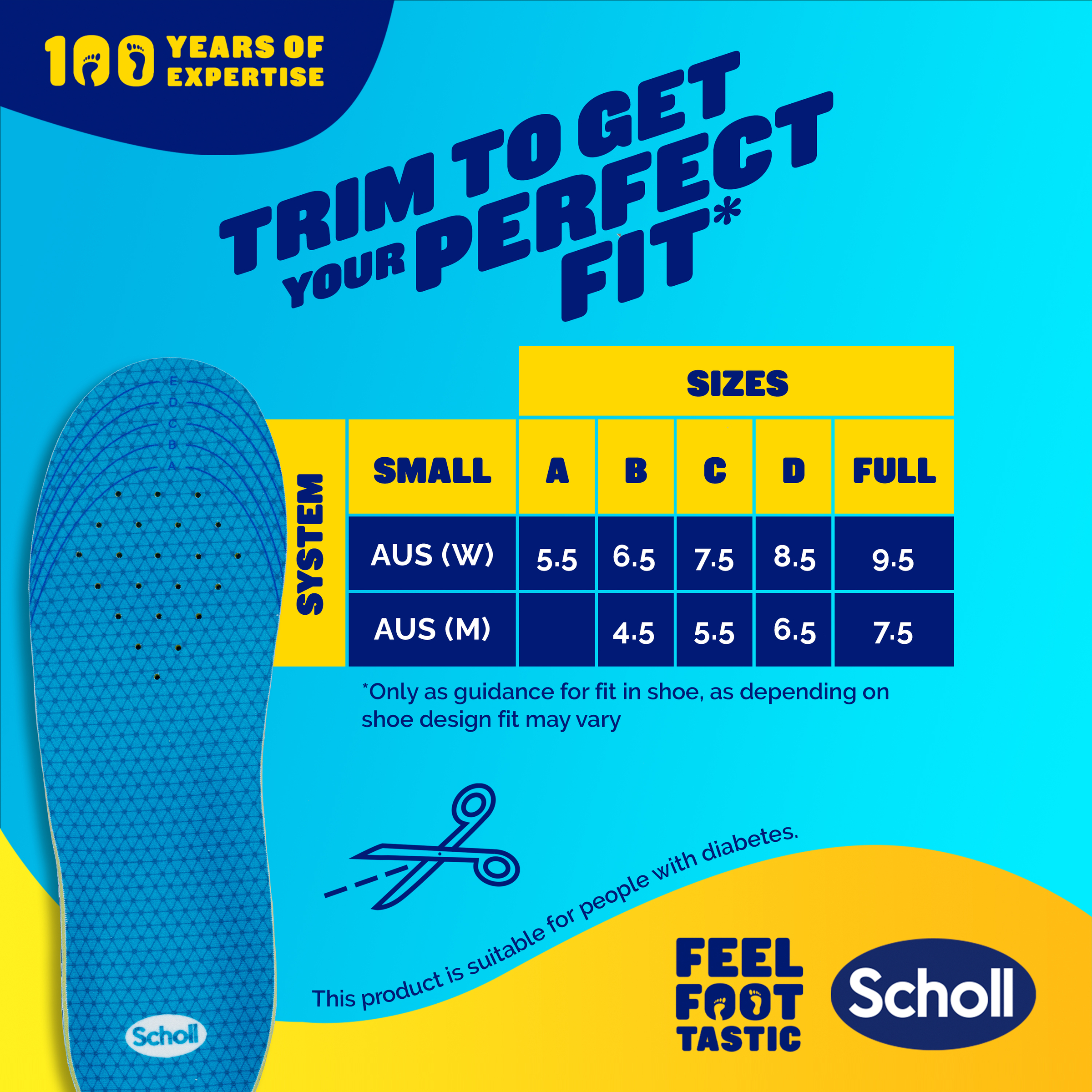 Scholl Gel Activ Insole Work & Boot Small 1 each - Image 6