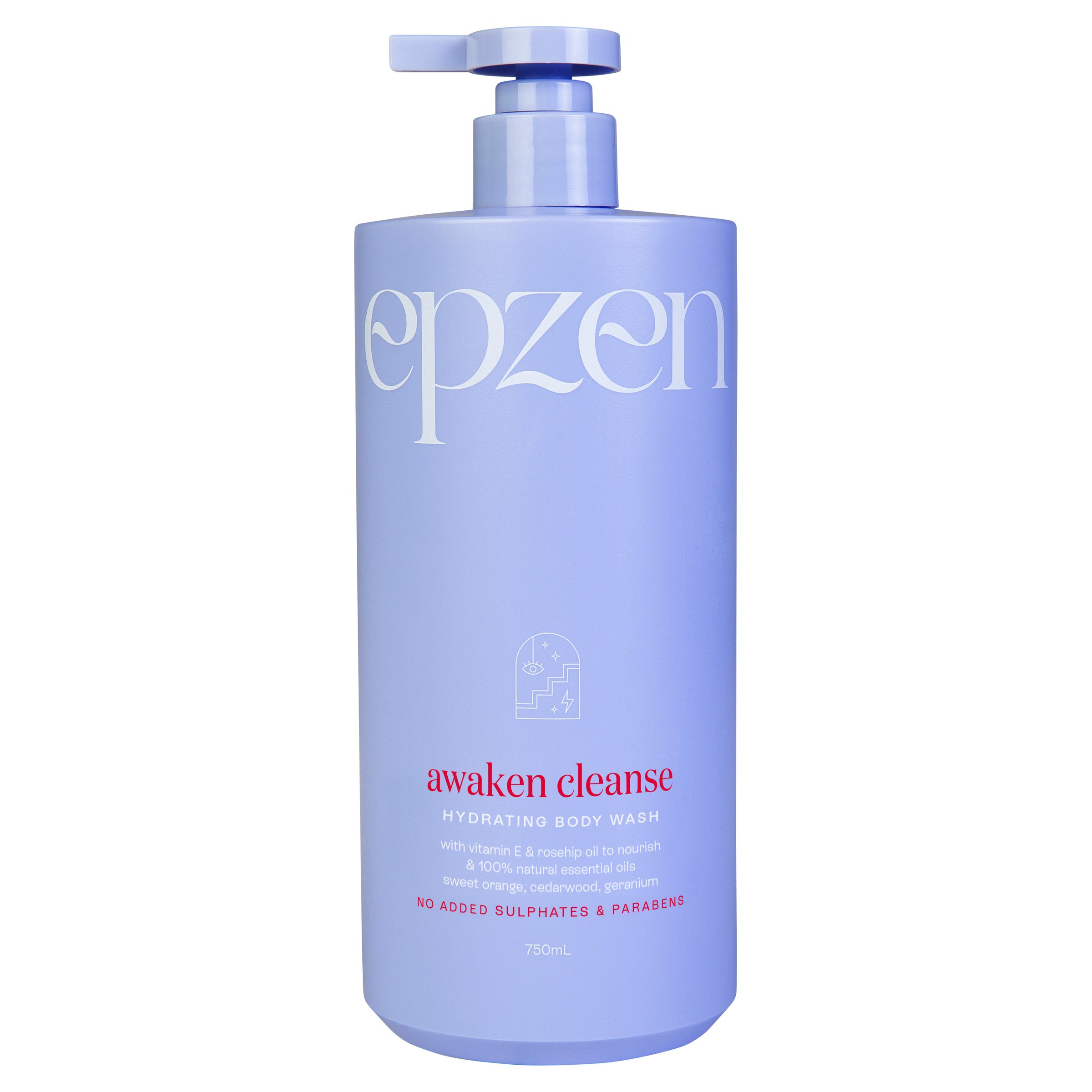 Epzen Awaken Body Wash 750ml - Image 1