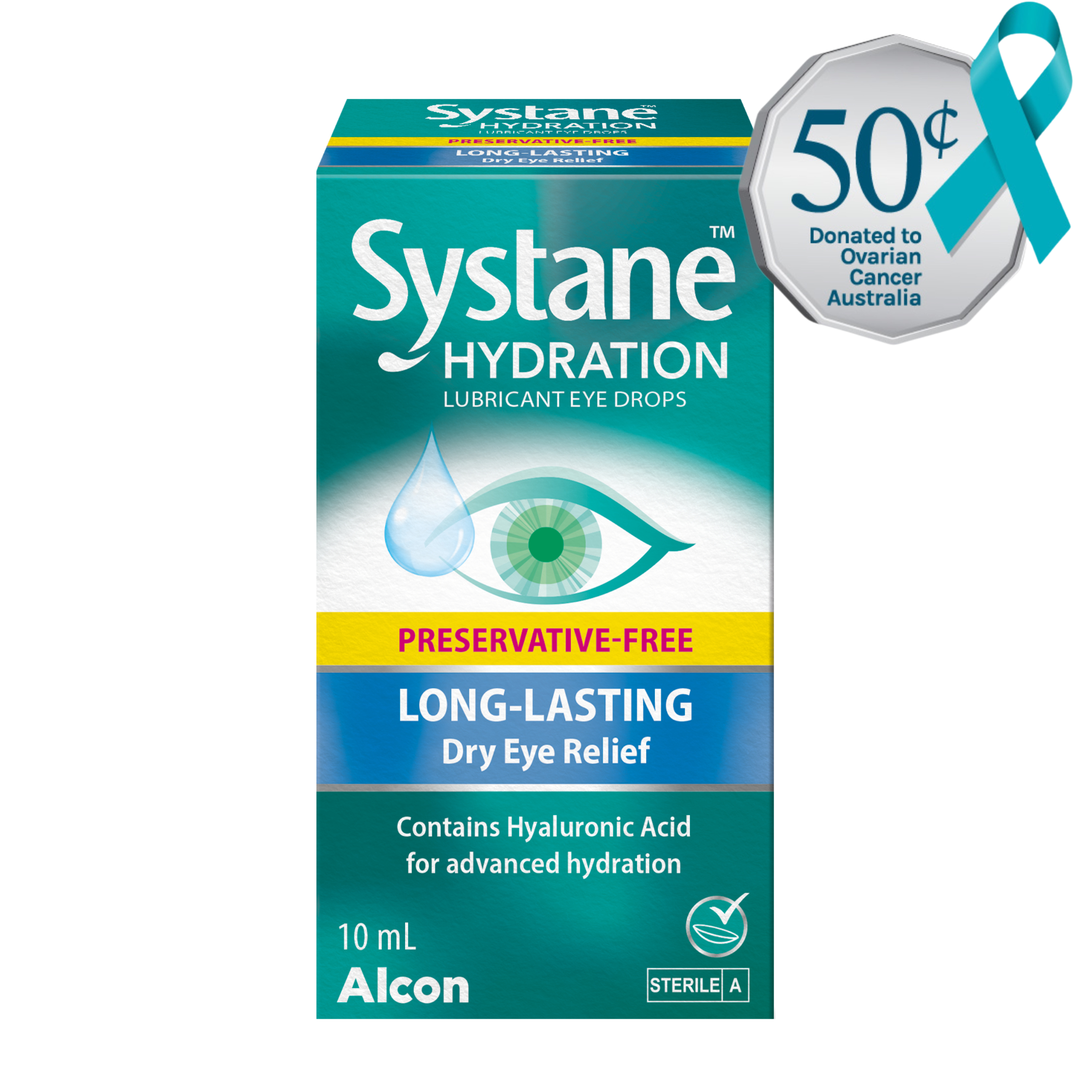 Systane Hydration Multi-Dose Preservative-Free Lubricant Eye Drops 10ml - Image 1