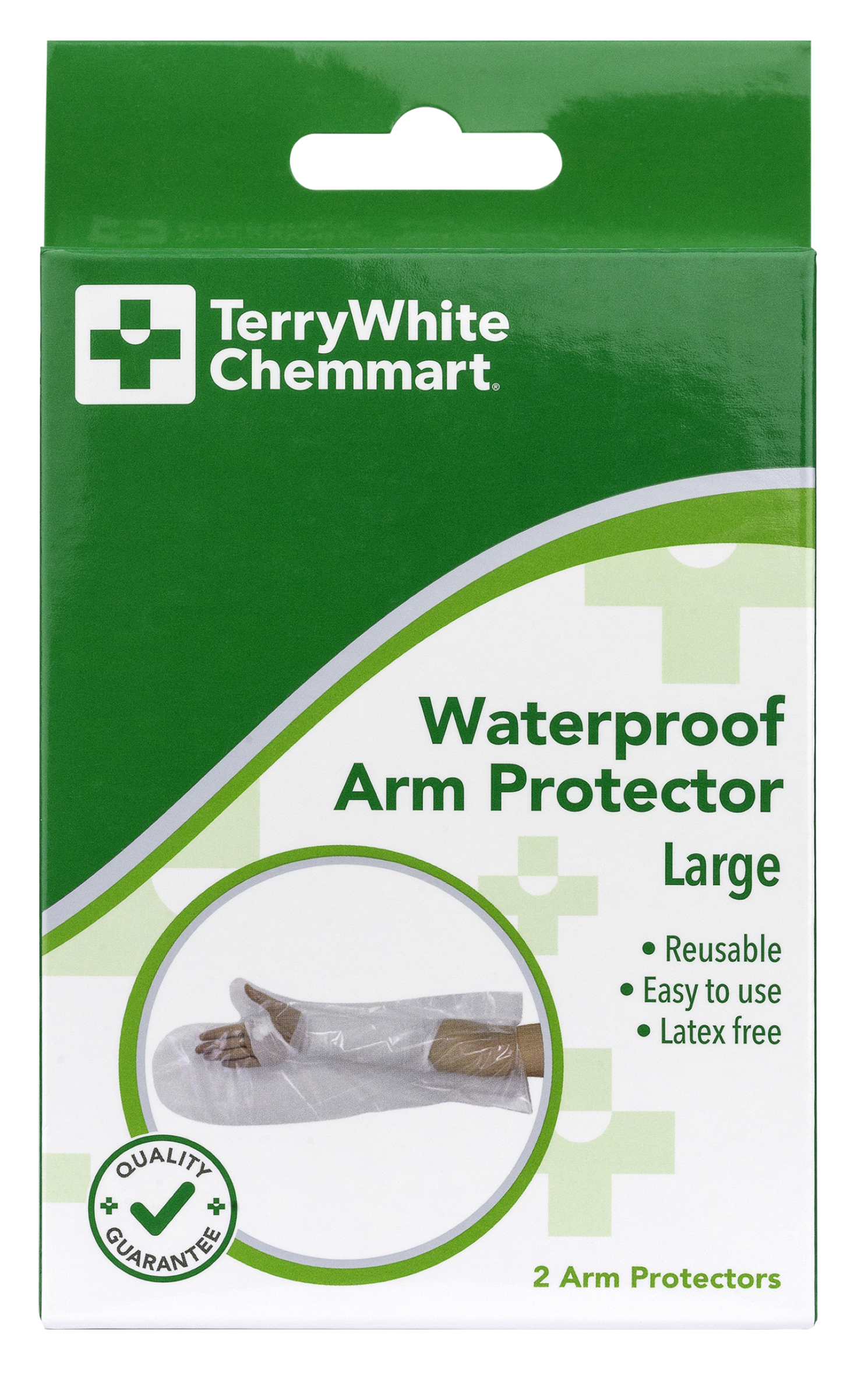 TerryWhite Chemmart Waterproof Cast Protector Arm Large 2 pack
