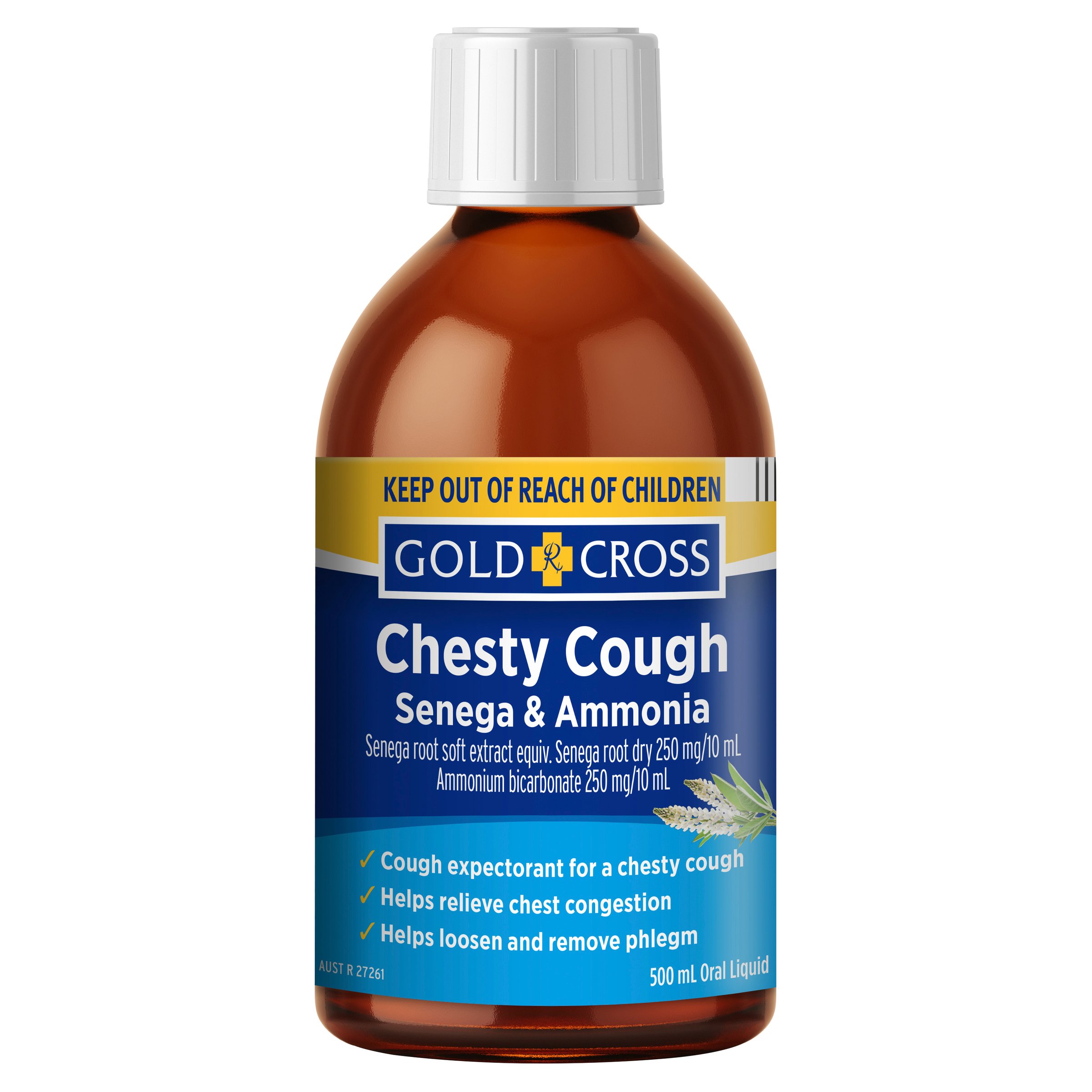 Gold Cross Senega & Ammonia 500ml - Image 1