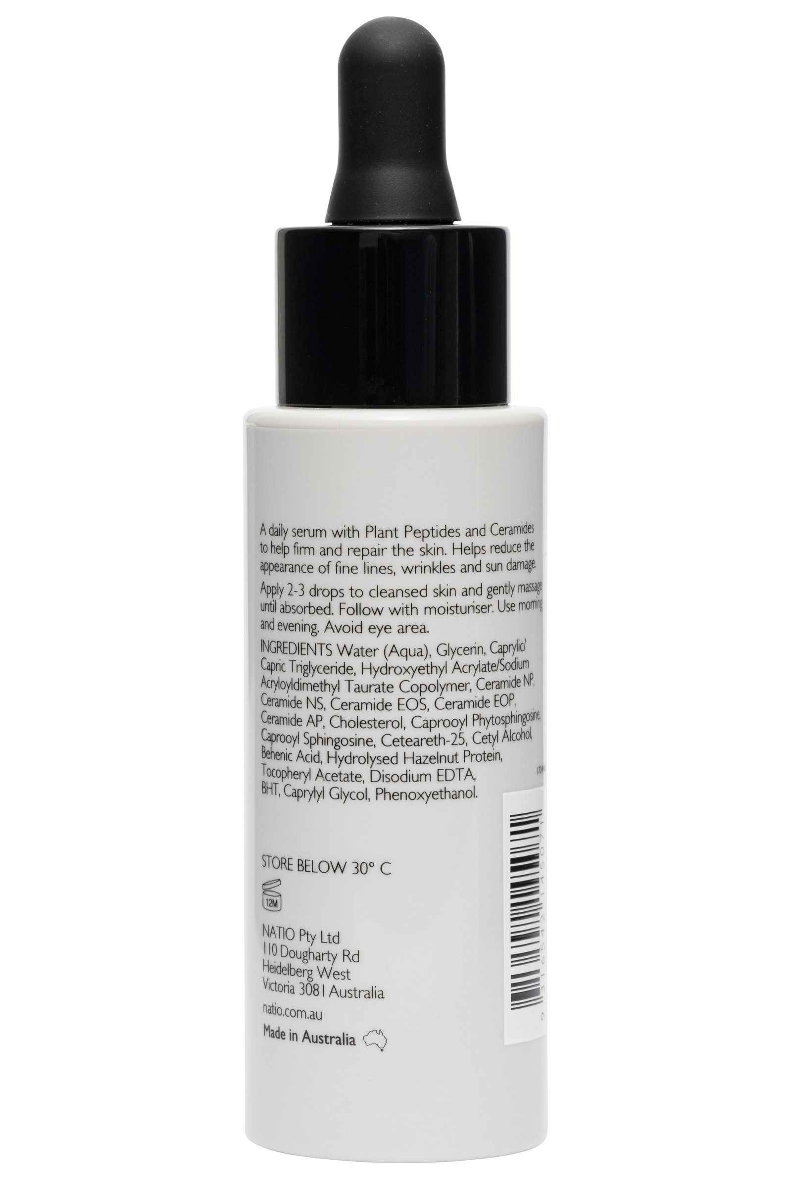 Natio Treatments Plant Peptide Line & Wrinkle Serum 30ml - Image 2