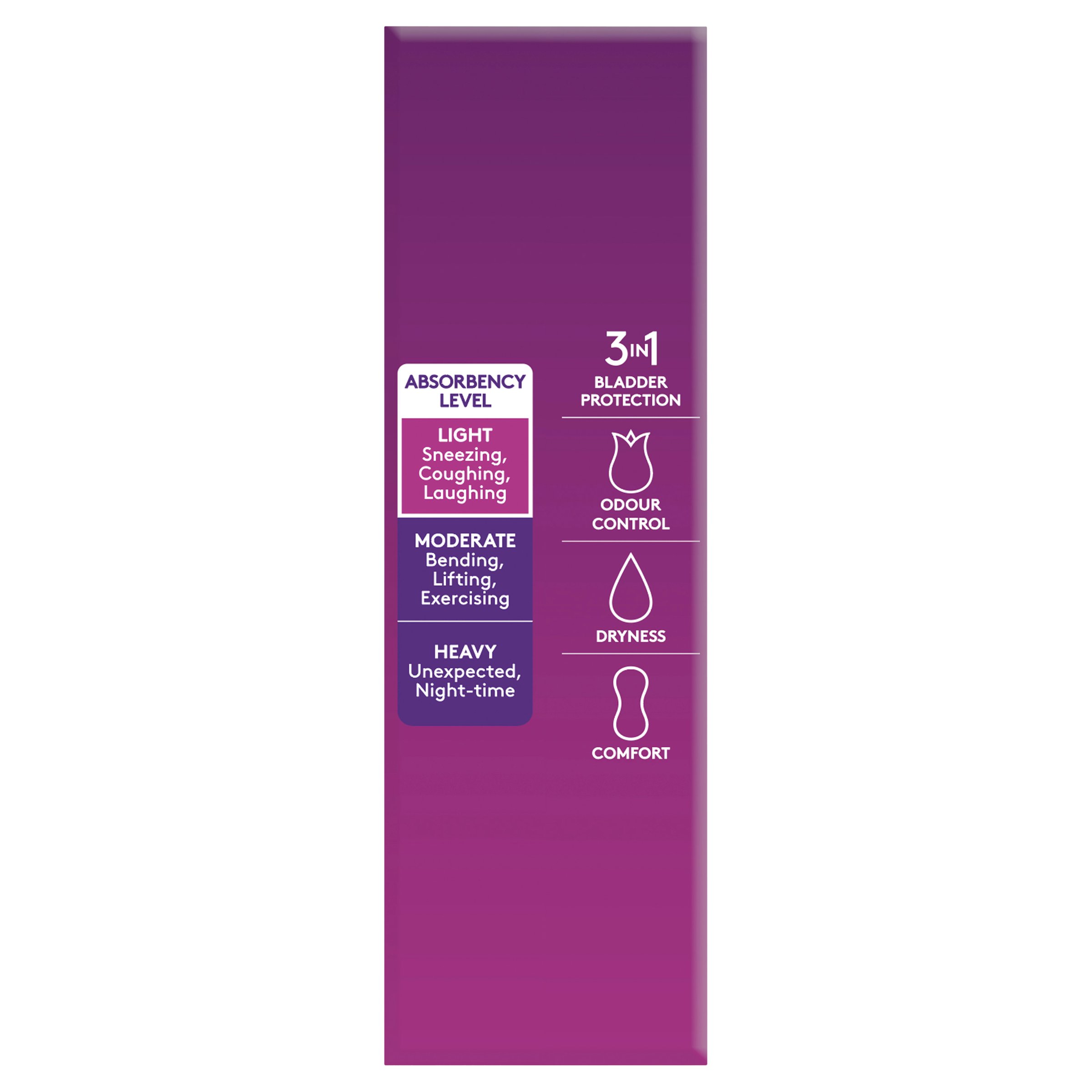 Poise Liners Regular 26 pack - Image 3