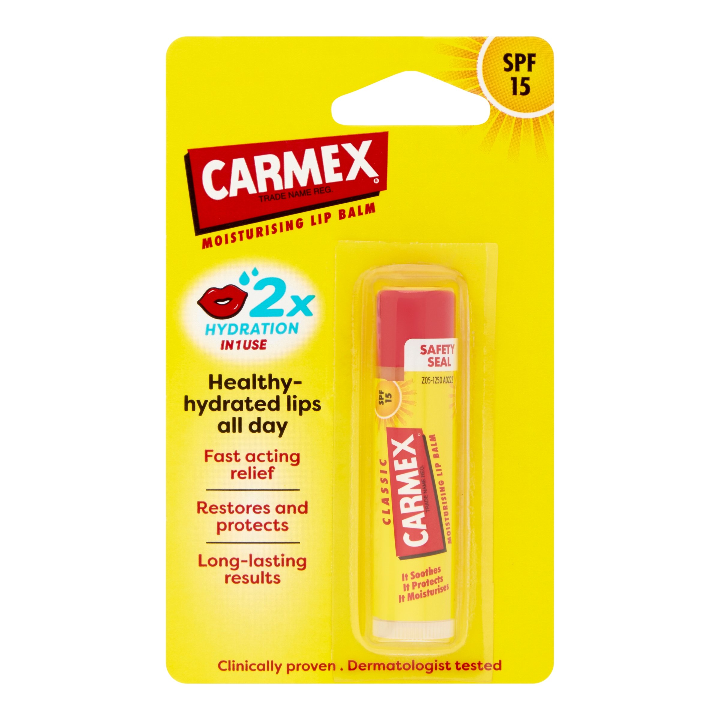 Carmex Lip Balm Classic Click Stick SPF15 4.25g - Image 1