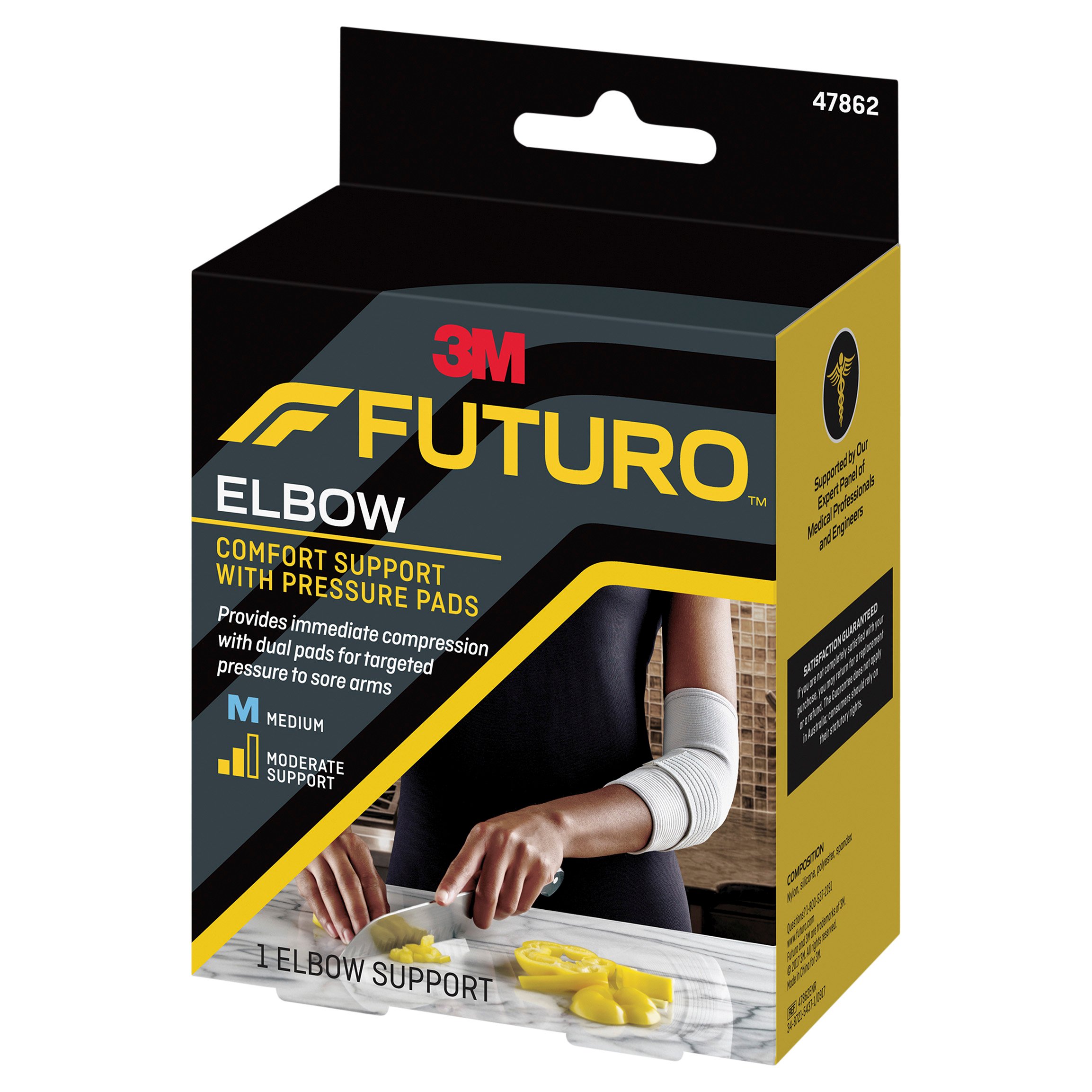 Futuro Comfort Elbow Support With Pressure Pads Medium 1 each - Image 2