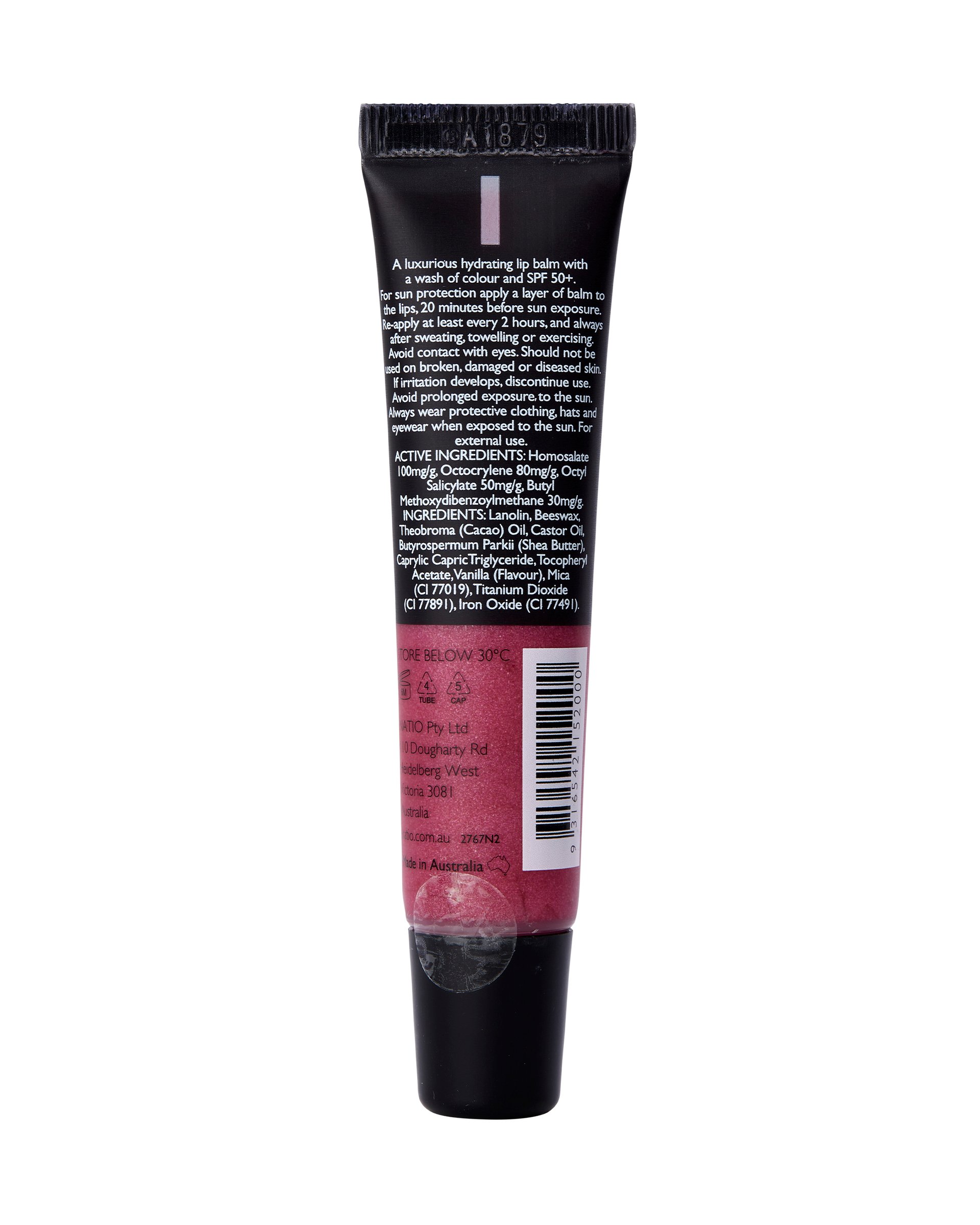 Natio Tinted Lip Balm SPF 50+ Blossom 15ml - Image 2