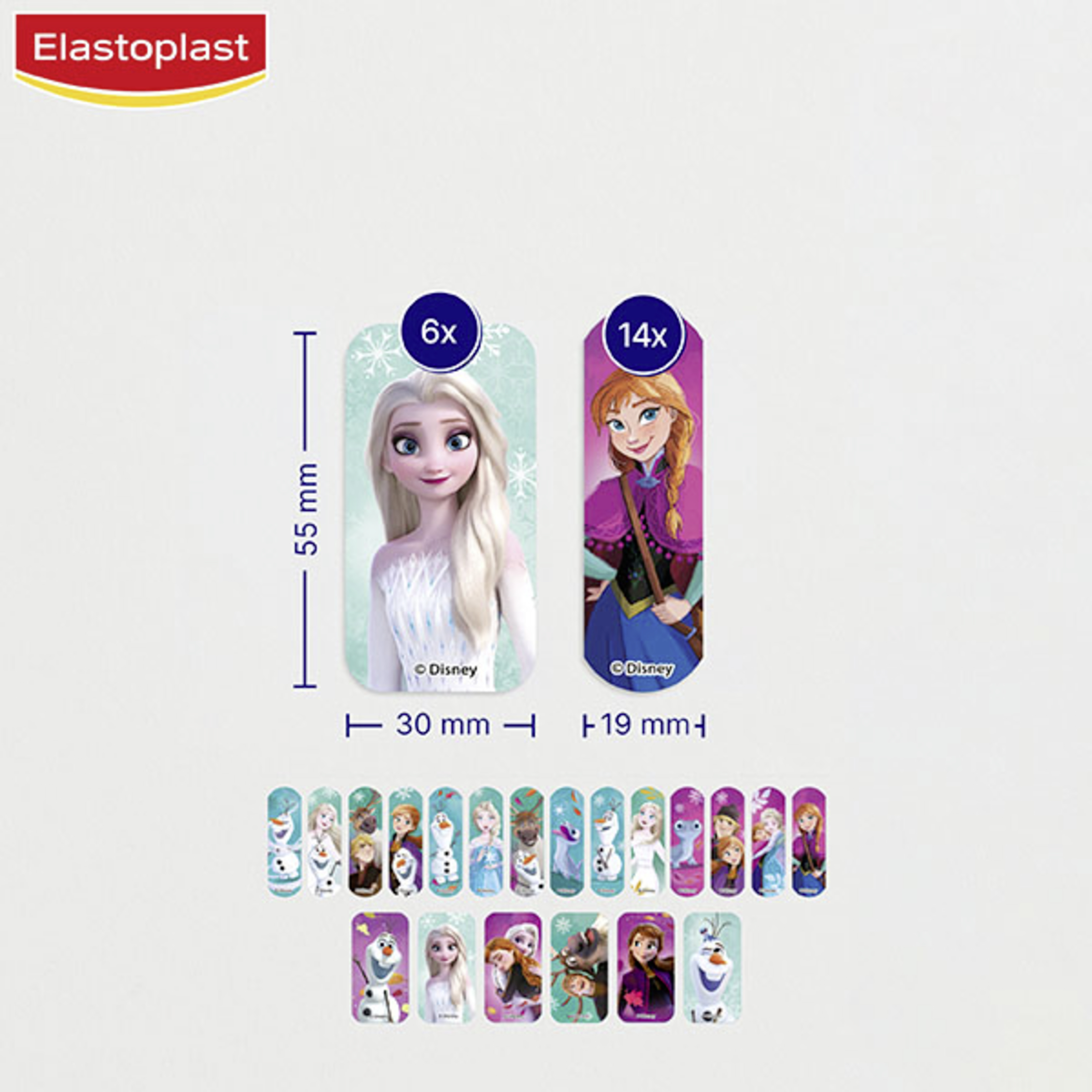 Elastoplast Junior Strips Frozen 20 pack - Image 9