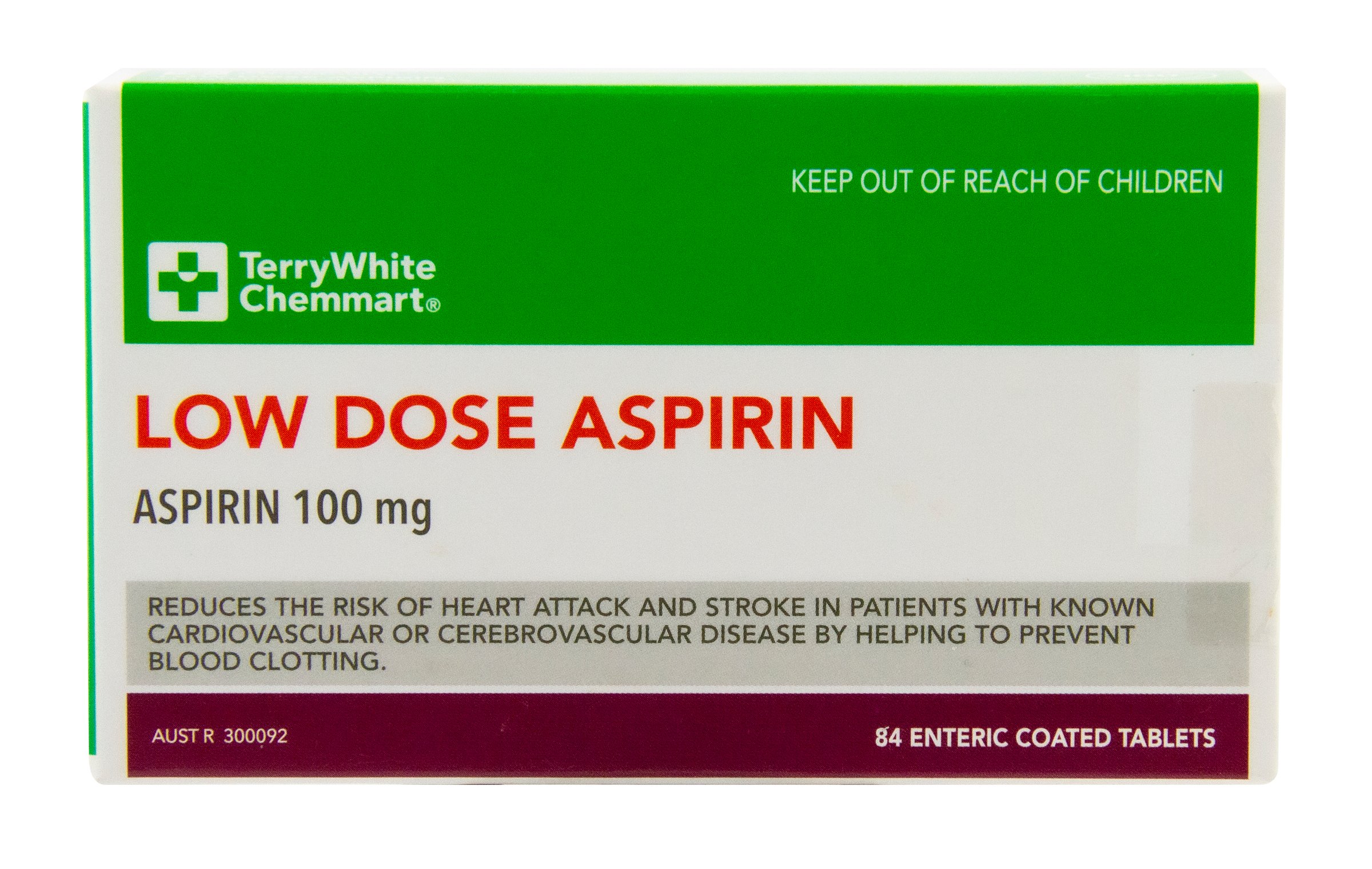 TerryWhite Chemmart Aspirin Low Dose 100mg - 84 tablets - Image 3