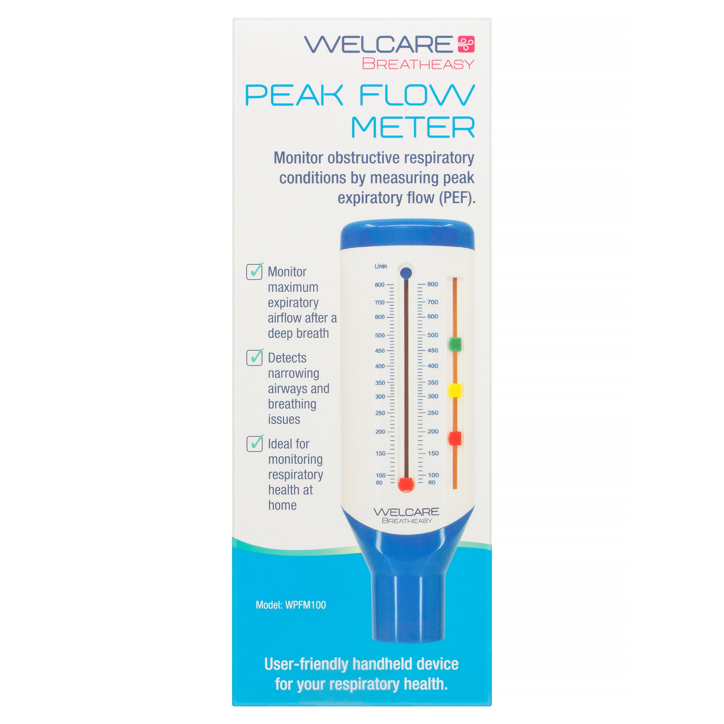 Welcare Breatheasy Peak Flow Meter 1 each - Image 1
