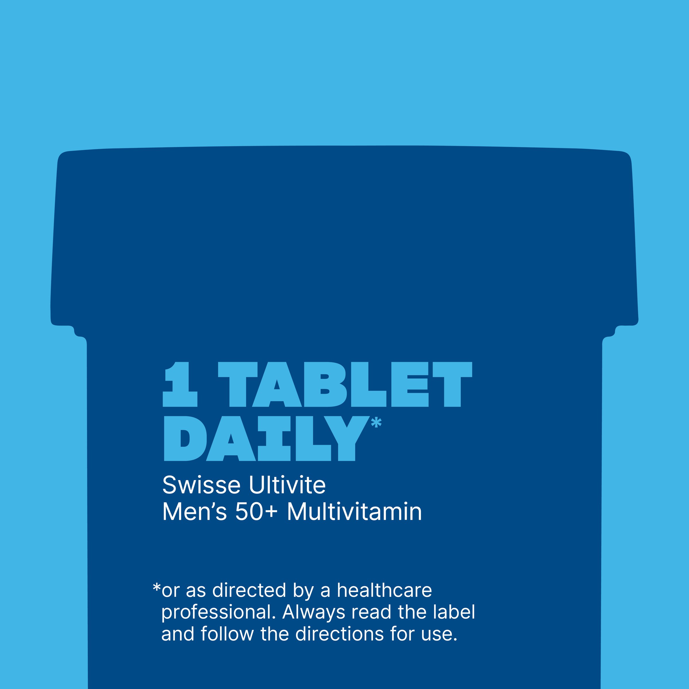Swisse Ultivite Men's 50 + Multivitamin 60 tablets - Image 6