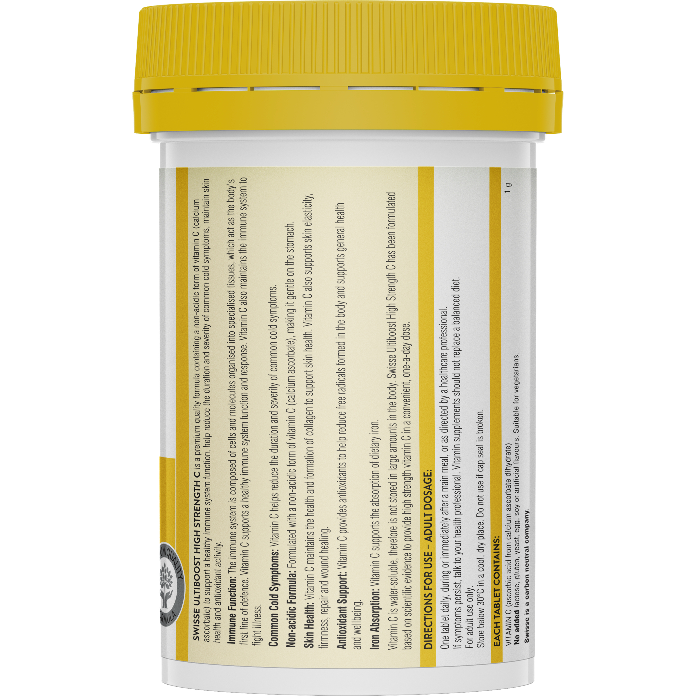 Swisse Ultiboost High Strength C - 150 tablets - Image 2
